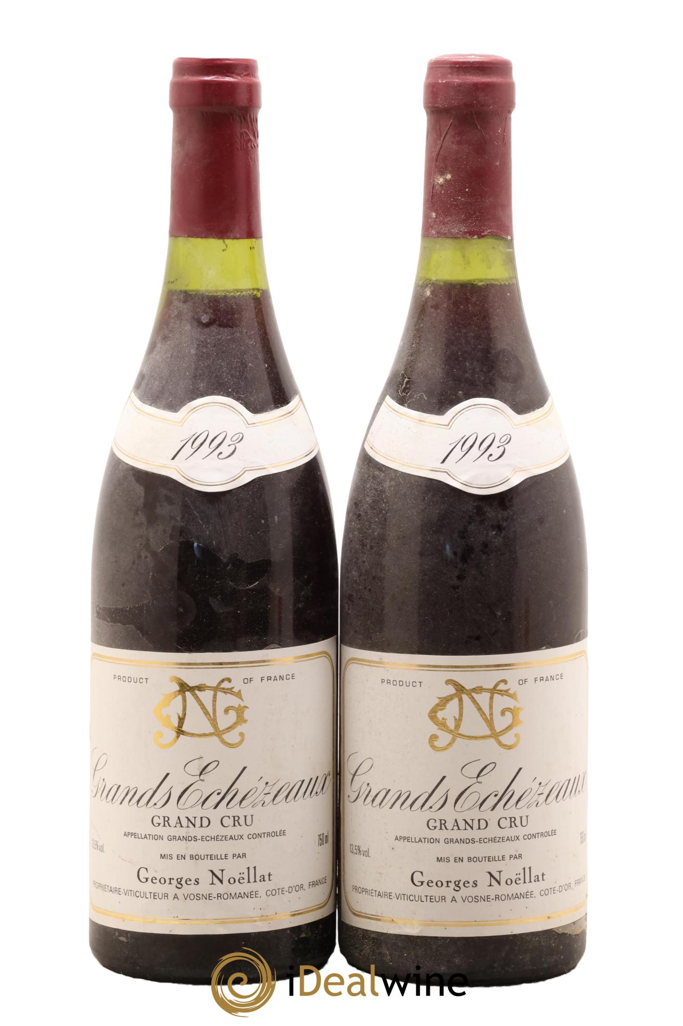 Grands-Echezeaux Grand Cru Georges Noëllat (Domaine) 1993 - Lot de 2 bouteilles - 0