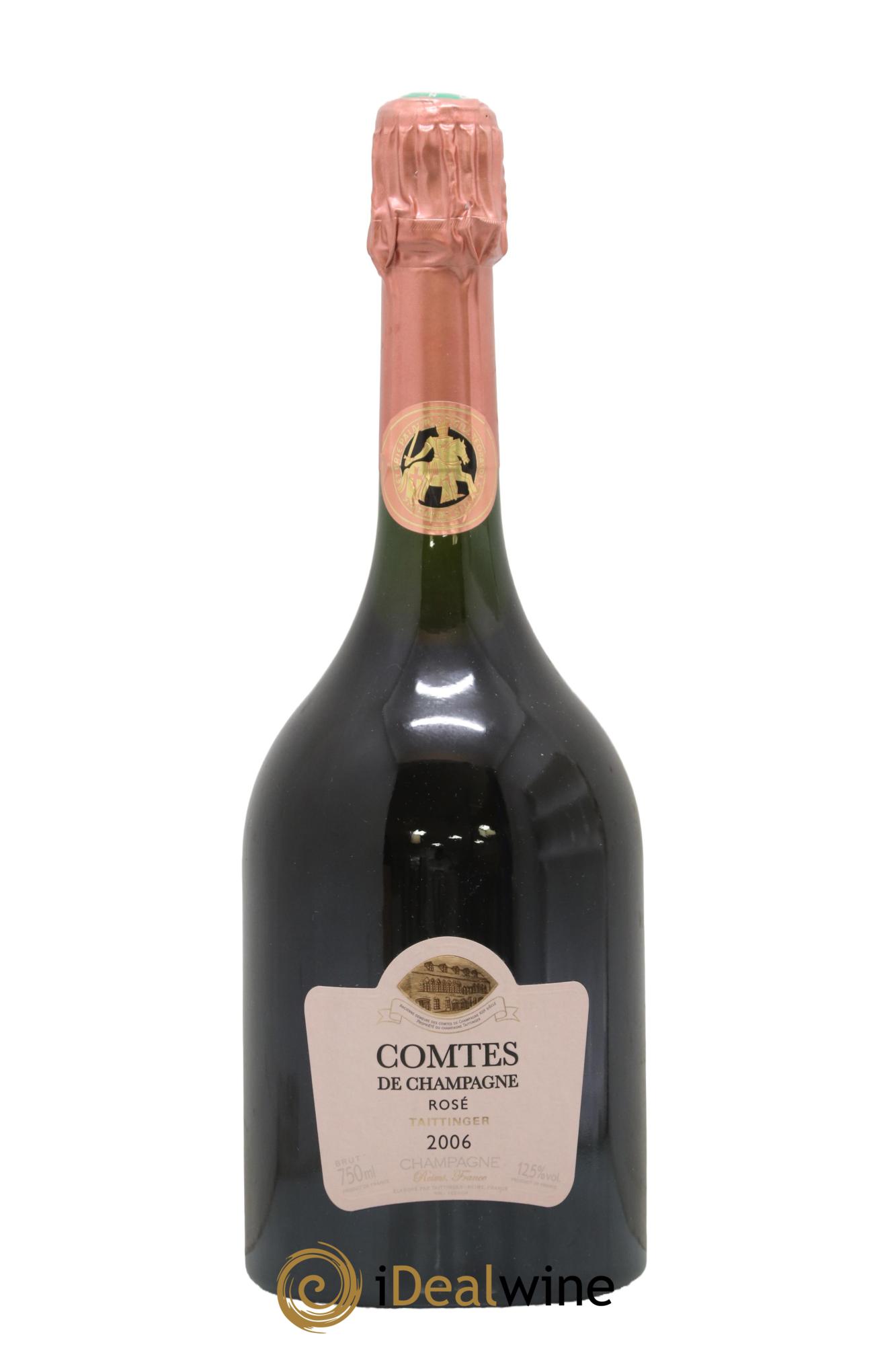 Comtes de Champagne Rosé Grand Cru Brut Taittinger 2006 - Lot of 1 bottle - 0