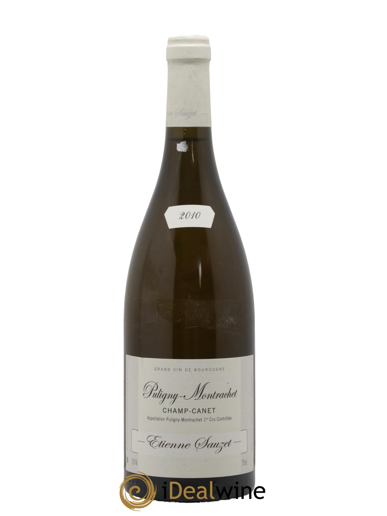 Puligny-Montrachet 1er Cru Champ Canet Etienne Sauzet 2010 - Lot de 1 bouteille - 0