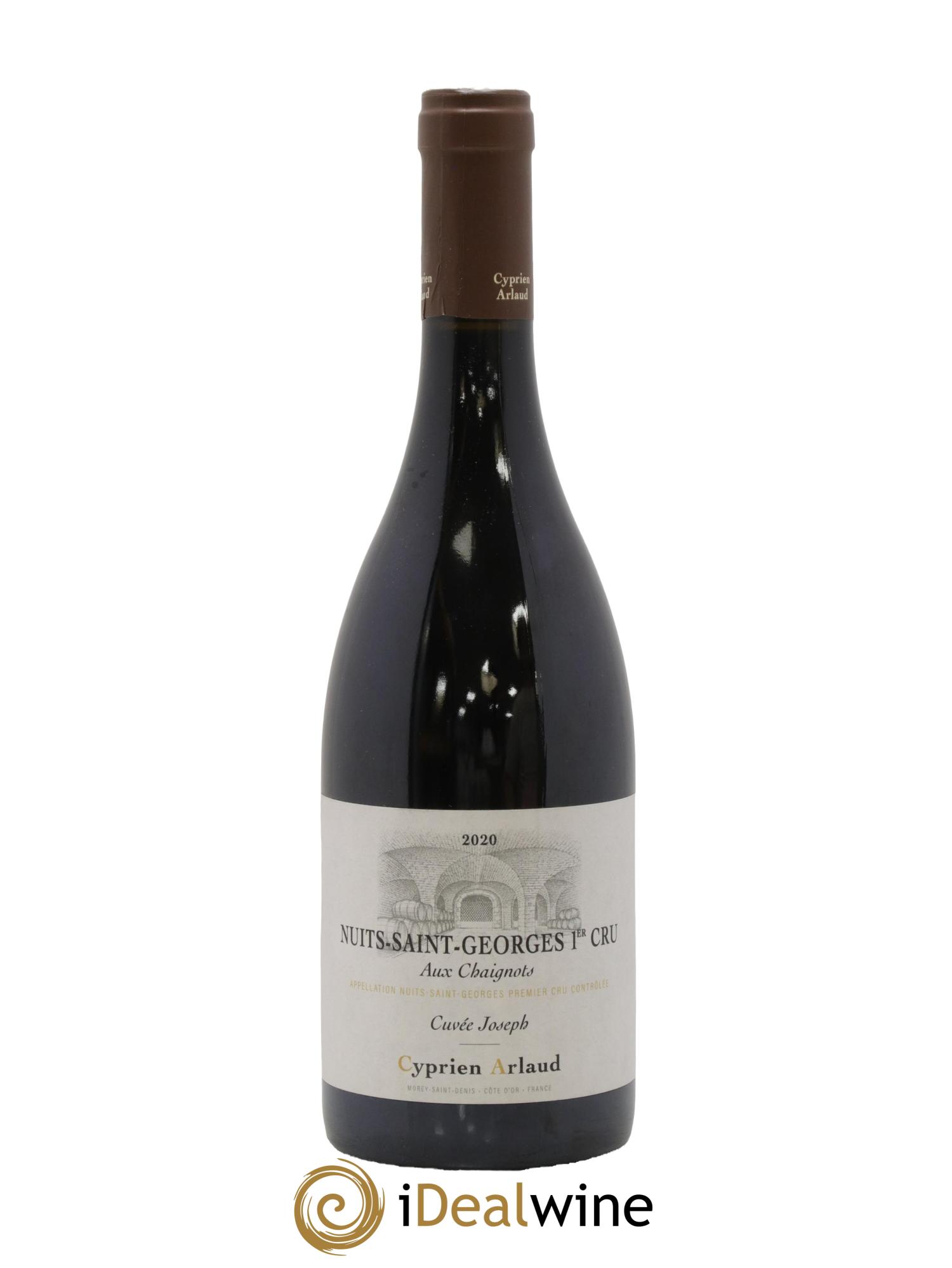Nuits Saint-Georges 1er Cru Aux Chaignots cuvée Joseph Cyprien Arlaud (anciennement A & Arlaud) 2020 - Lot de 1 bouteille - 0