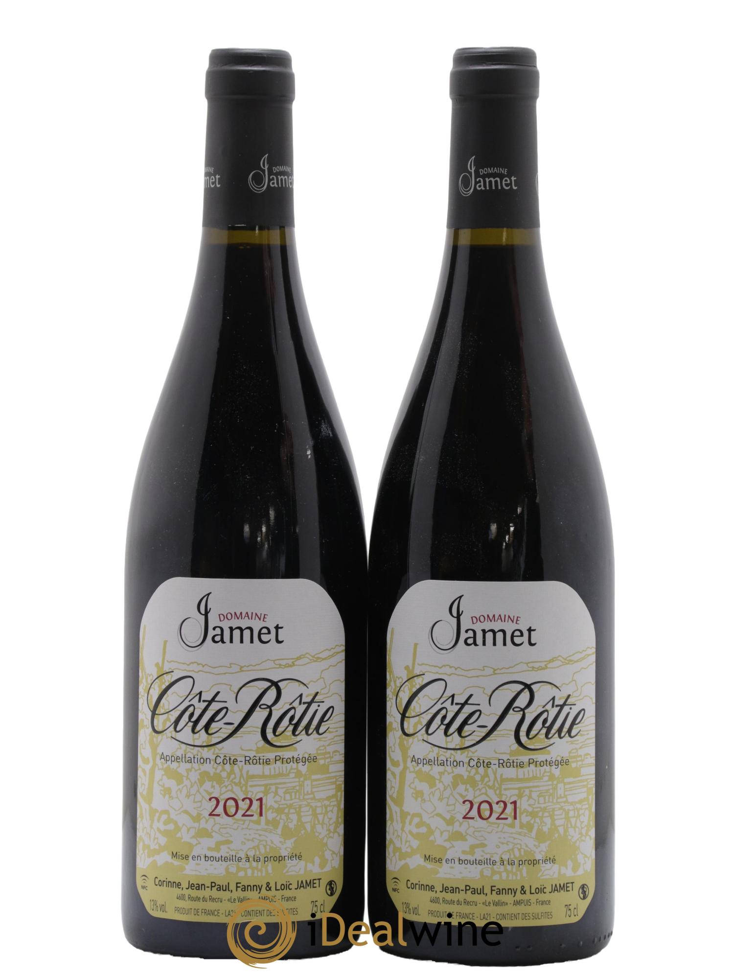 Côte-Rôtie Jamet (Domaine) 2021 - Lotto di 2 bottiglie - 0