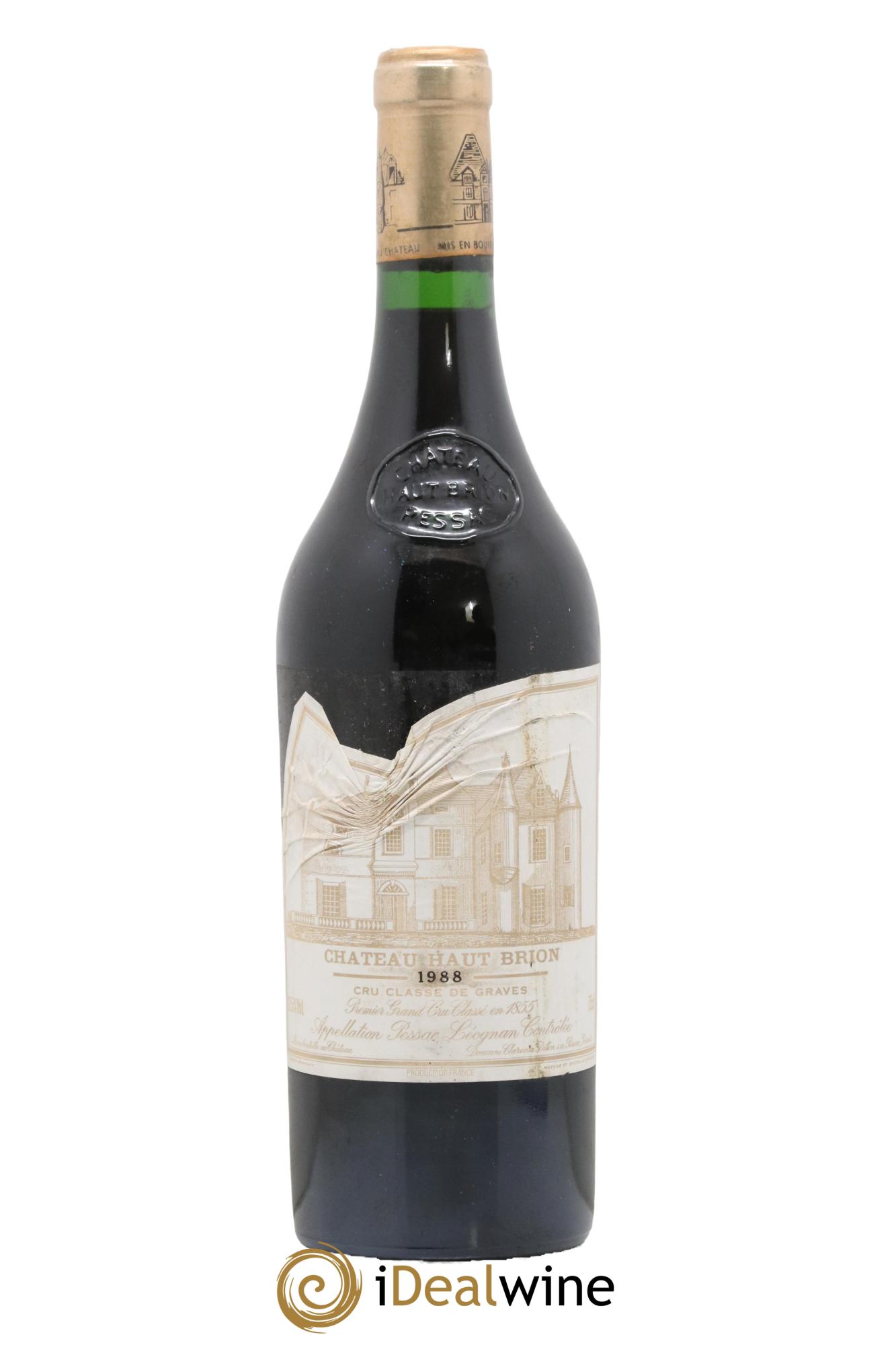 Château Haut Brion 1er Grand Cru Classé 1988 - Lot de 1 bouteille - 0