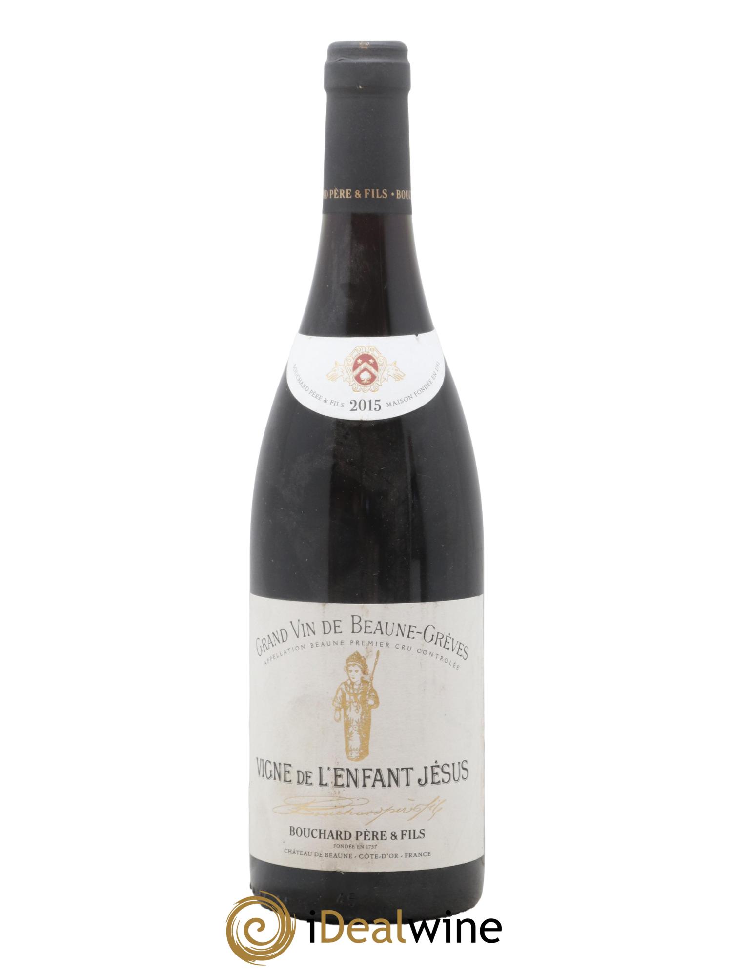Beaune 1er Cru Grèves - Vigne de l'Enfant Jésus Bouchard Père & Fils 2015 - Lot de 1 bouteille - 0