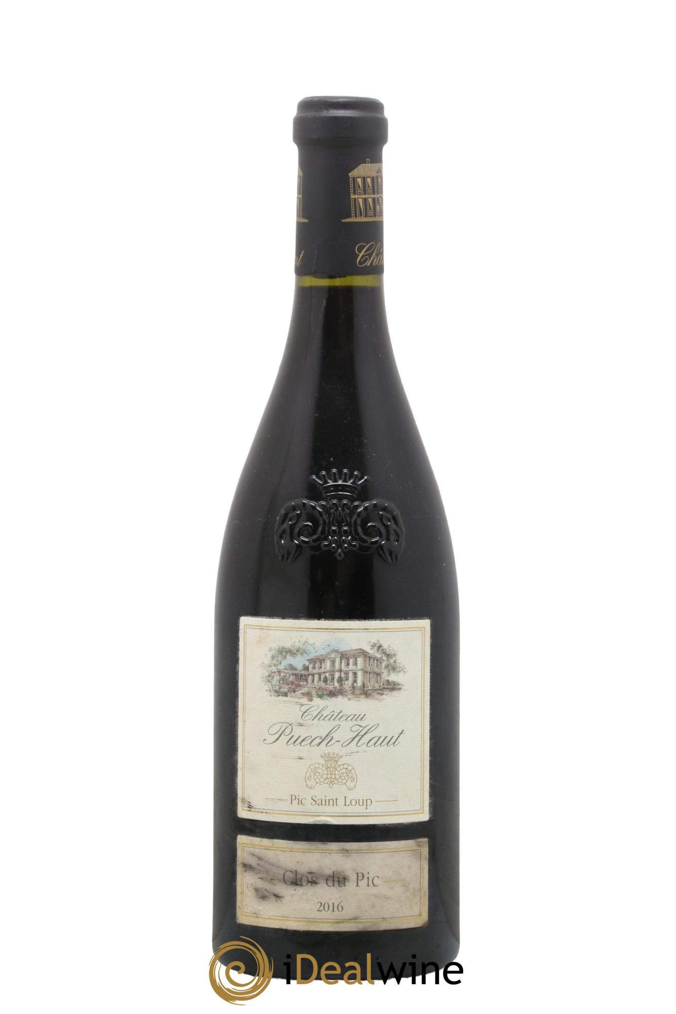 Pic Saint-Loup Château Puech-Haut Clos du Pic Gérard Bru 2016 - Posten von 1 Flasche - 0
