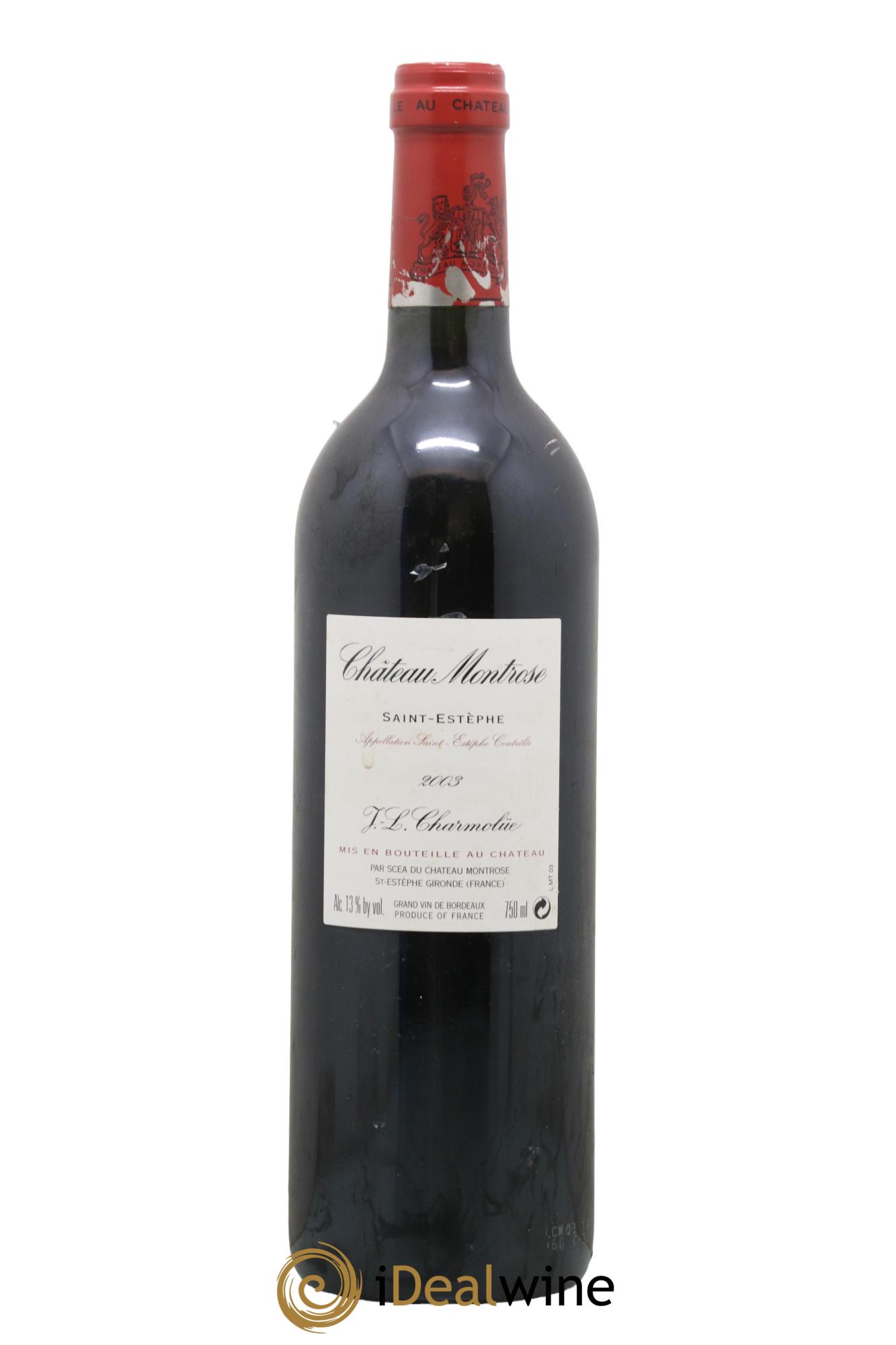Château Montrose 2ème Grand Cru Classé 2003 - Lot of 1 bottle - 1