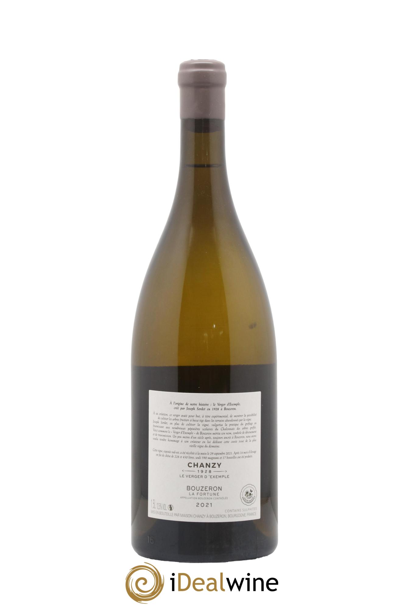 Bouzeron La Fortune Hommage à Joseph Sordet Maison Chanzy 2021 - Lot de 1 magnum - 2