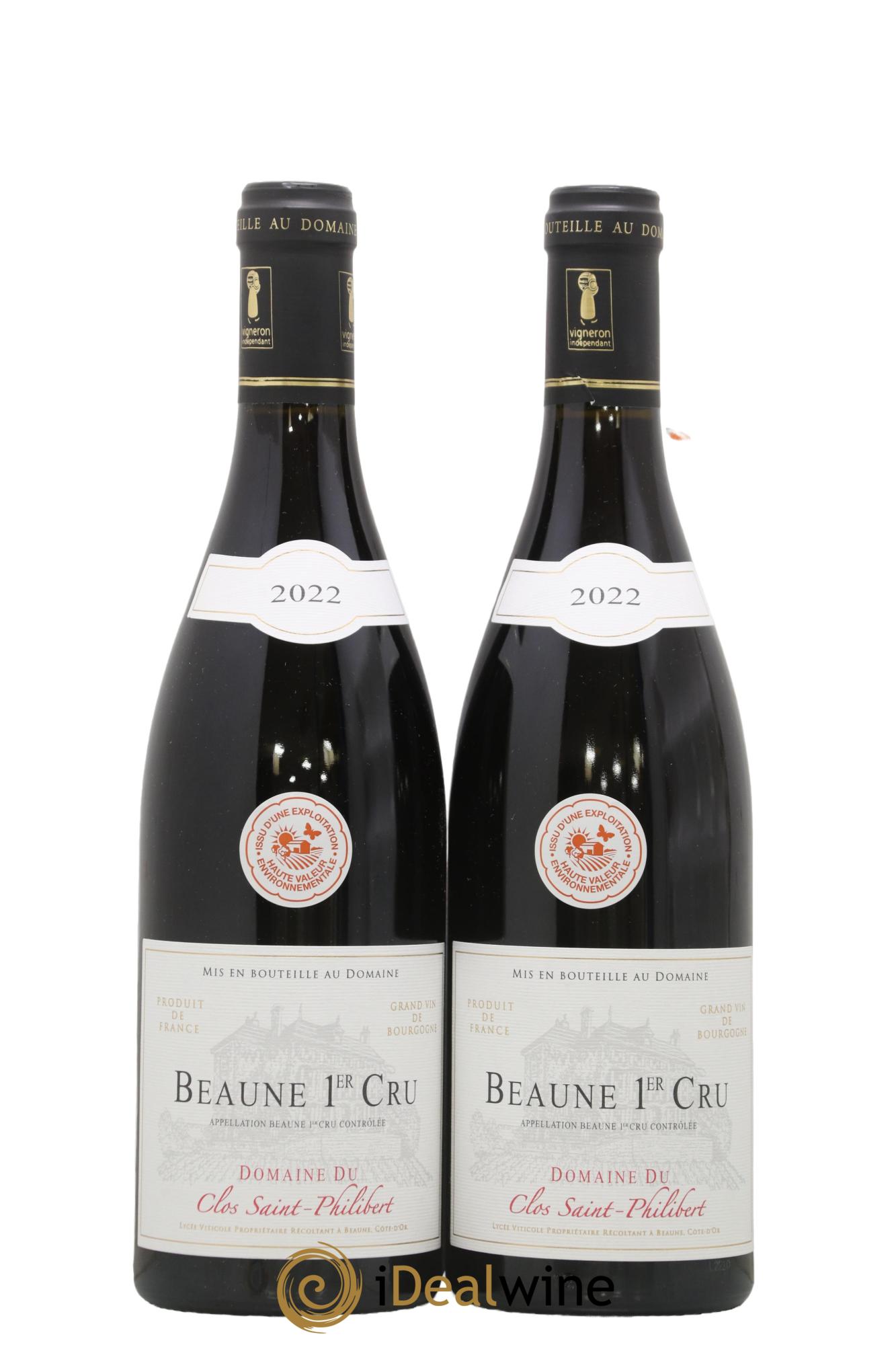Beaune 1er Cru Domaine du Clos Saint Philibert 2022 - Lot de 2 bouteilles - 0