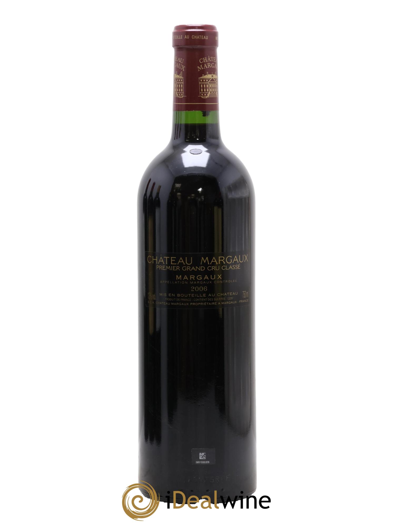Château Margaux 1er Grand Cru Classé 2006 - Lot de 1 bouteille - 1