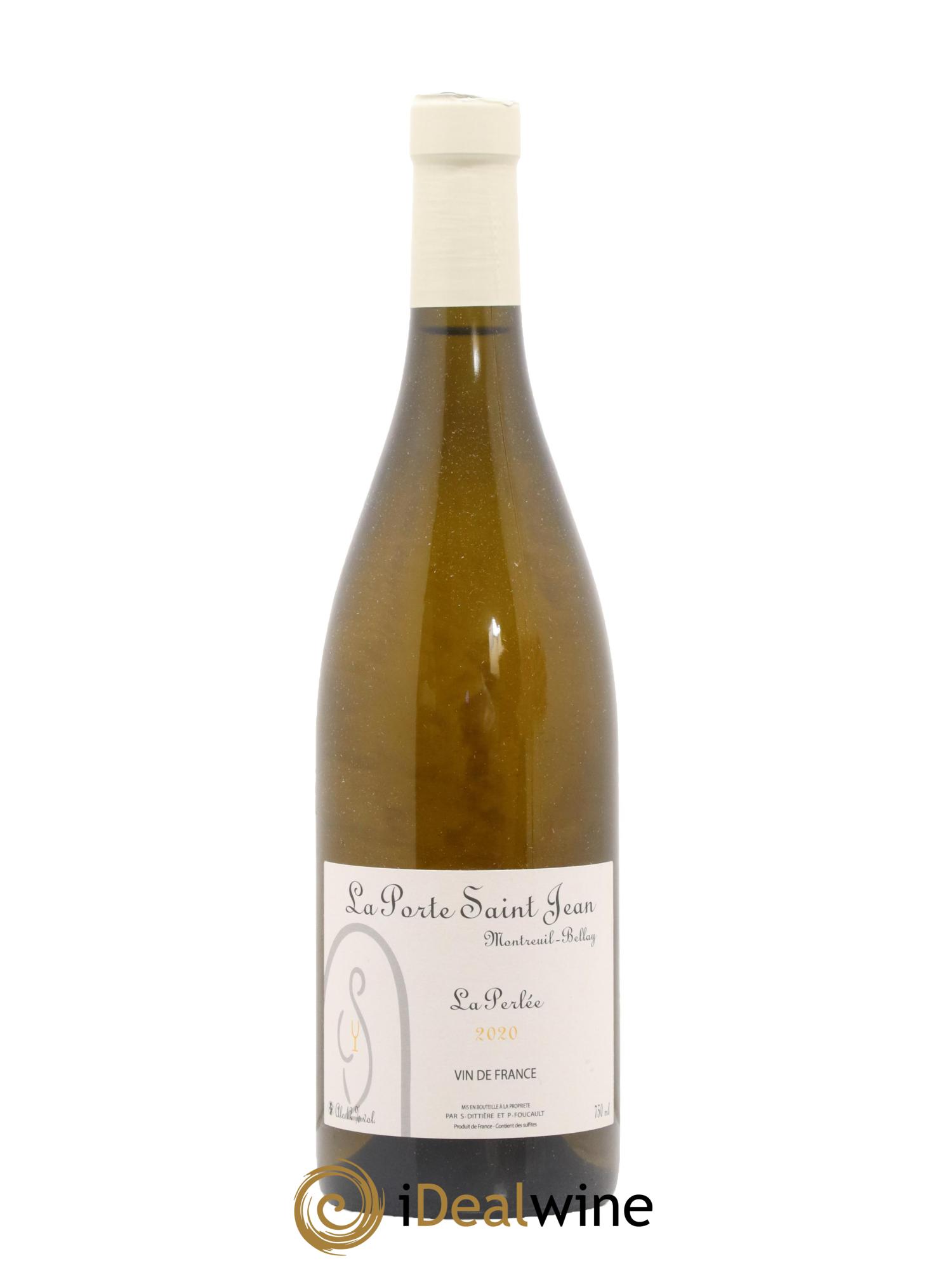Vin de France La Perlée La Porte Saint Jean 2020 - Lot de 1 bouteille - 0
