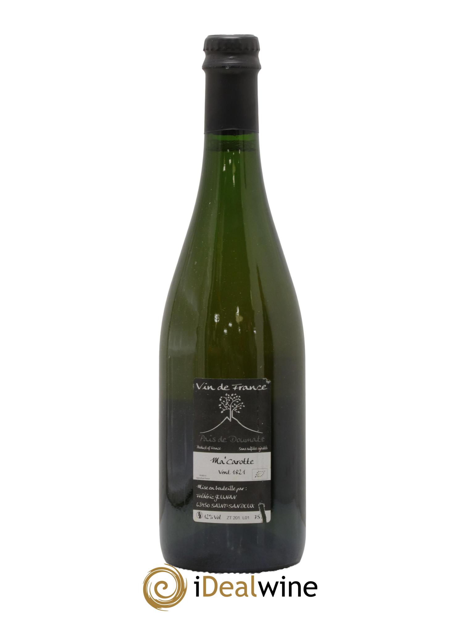 Vin de France Ma Carotte Vignoble de l'Arbre Blanc 2018 - Lot de 1 bouteille - 1