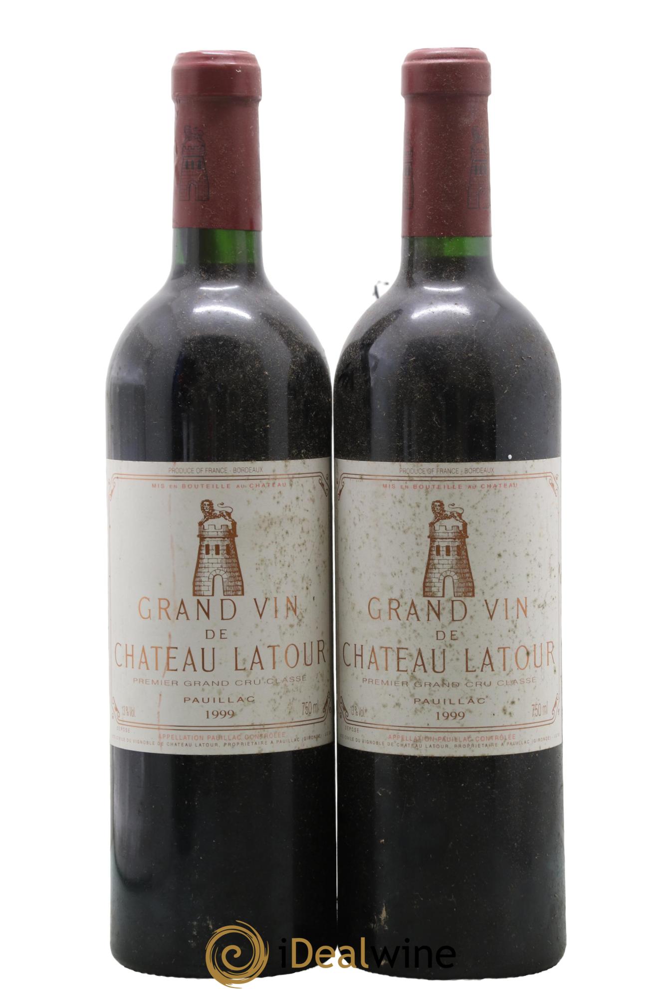 Château Latour 1er Grand Cru Classé 1999 - Lot de 2 bouteilles - 0