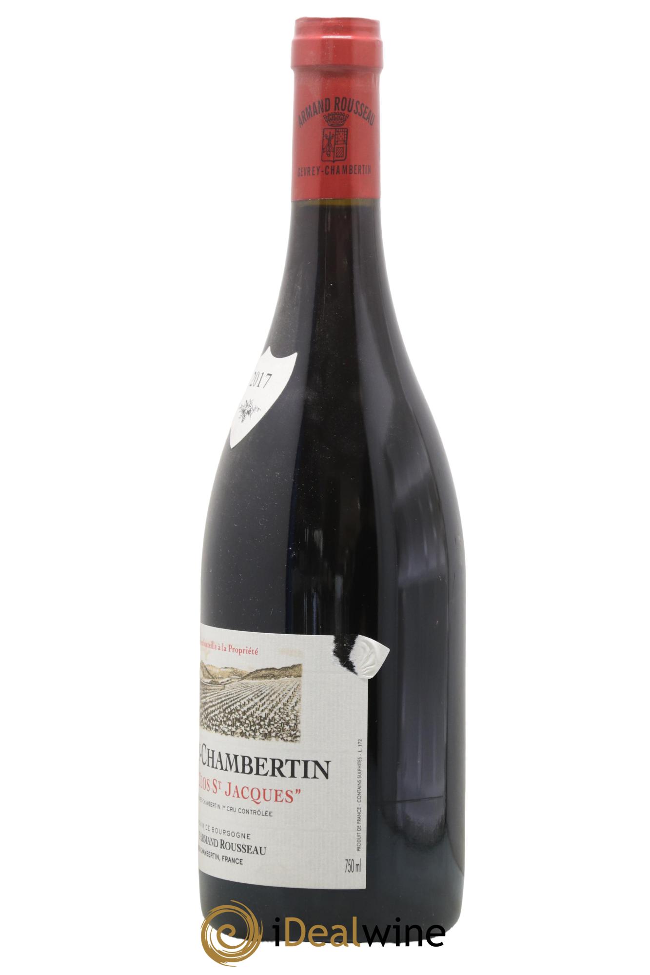 Gevrey-Chambertin 1er Cru Clos Saint-Jacques Armand Rousseau (Domaine) 2017 - Lot de 1 bouteille - 1