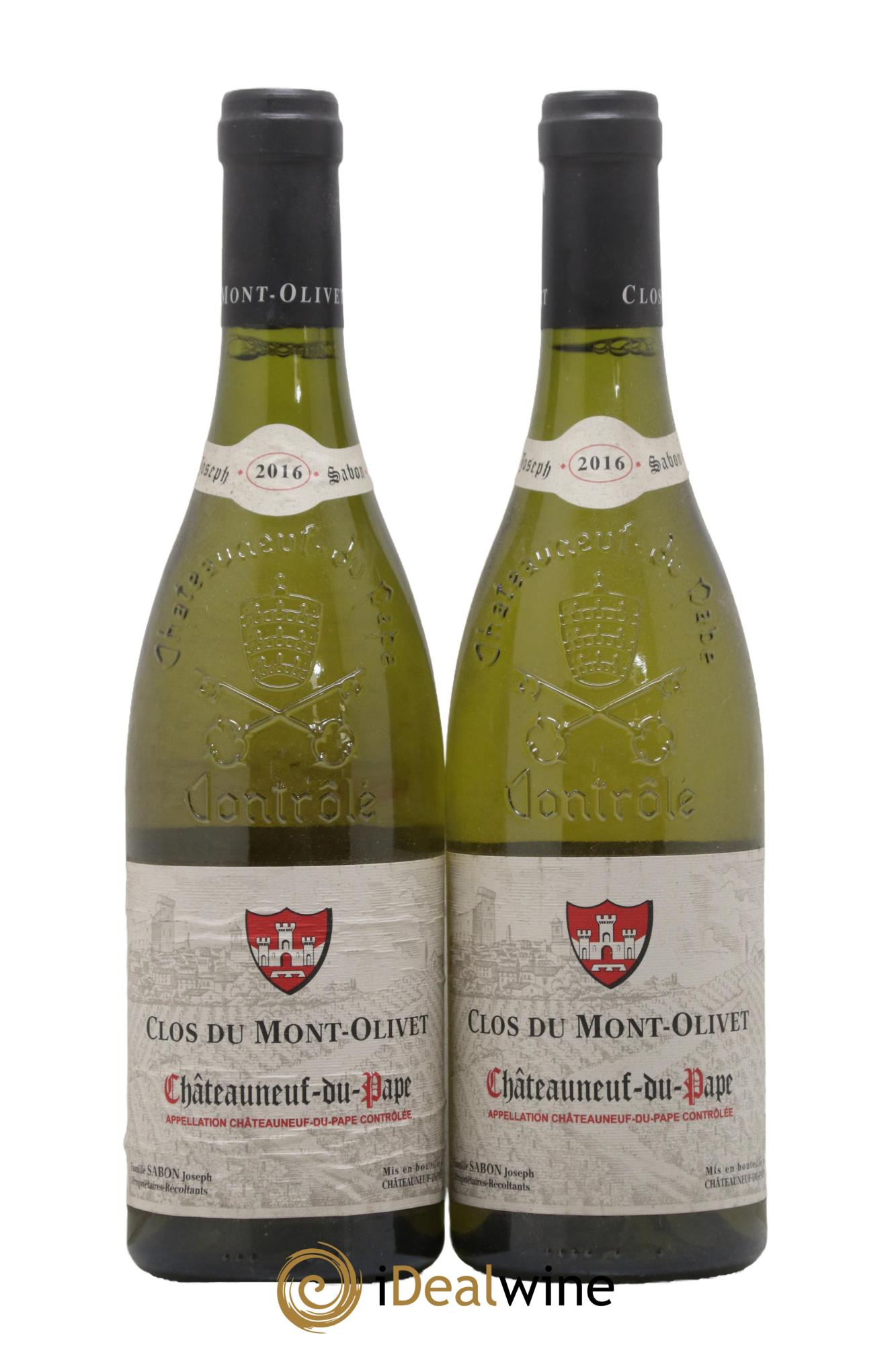 Châteauneuf-du-Pape Clos du Mont-Olivet 2016 - Lot de 2 bouteilles - 0