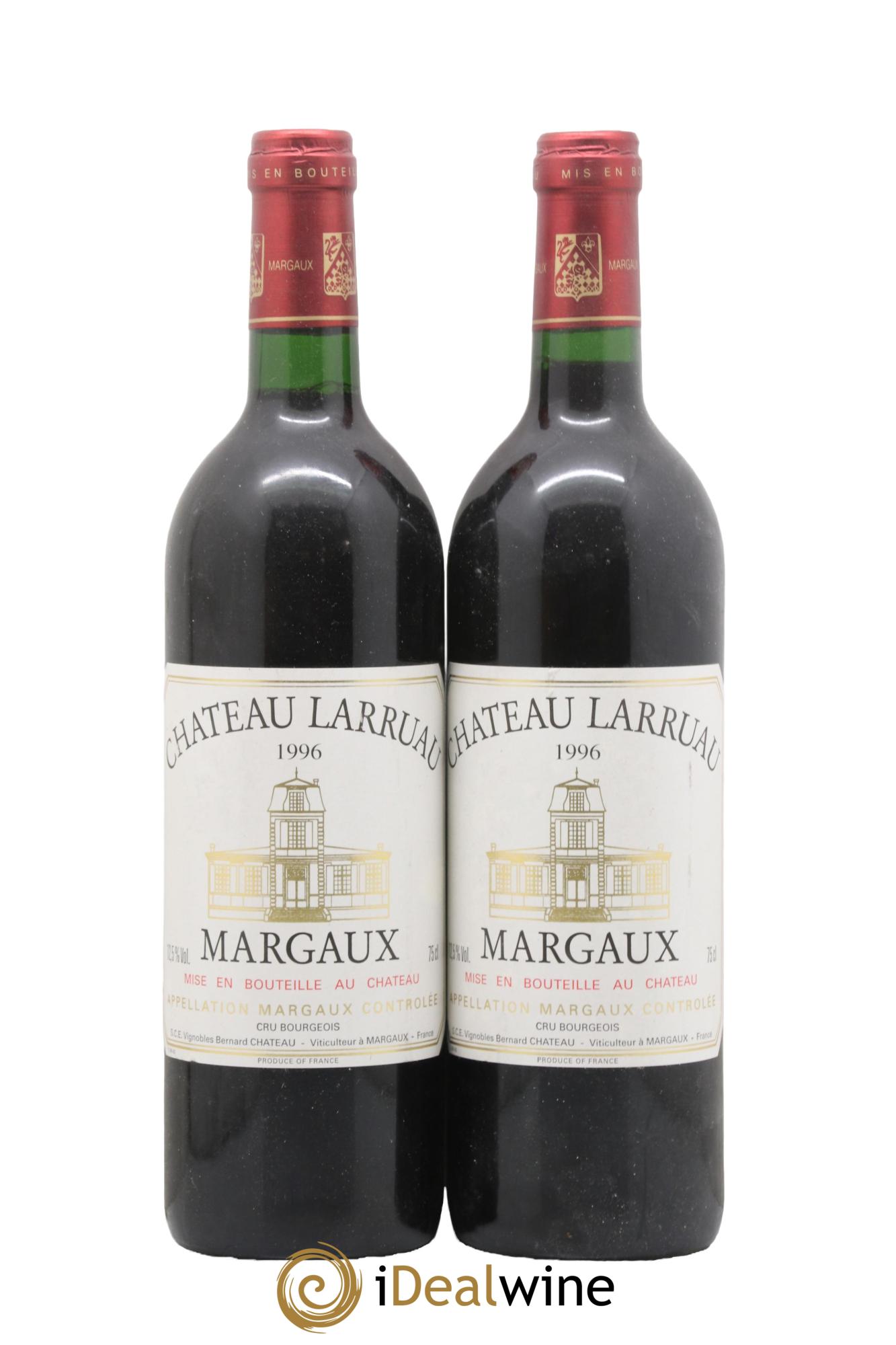 Château Larruau 1996 - Lot of 2 bottles - 0