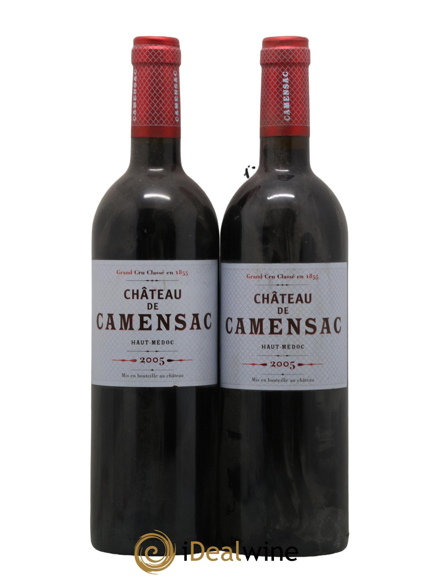 Château Camensac 5ème Grand Cru Classé 2005 - Lot de 2 bouteilles - 0