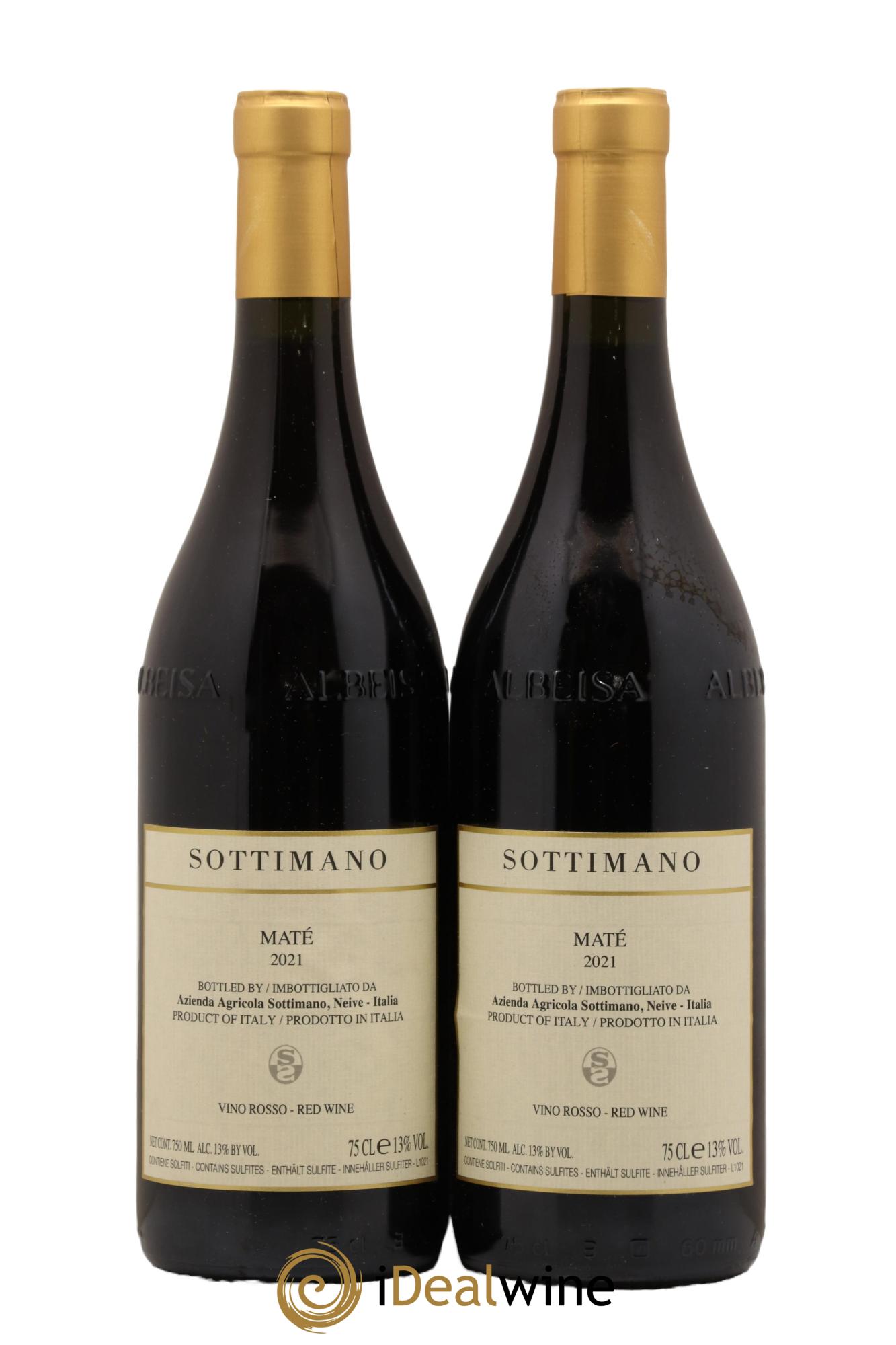 Piémont Maté Sottimano 2021 - Lot de 2 bouteilles - 0