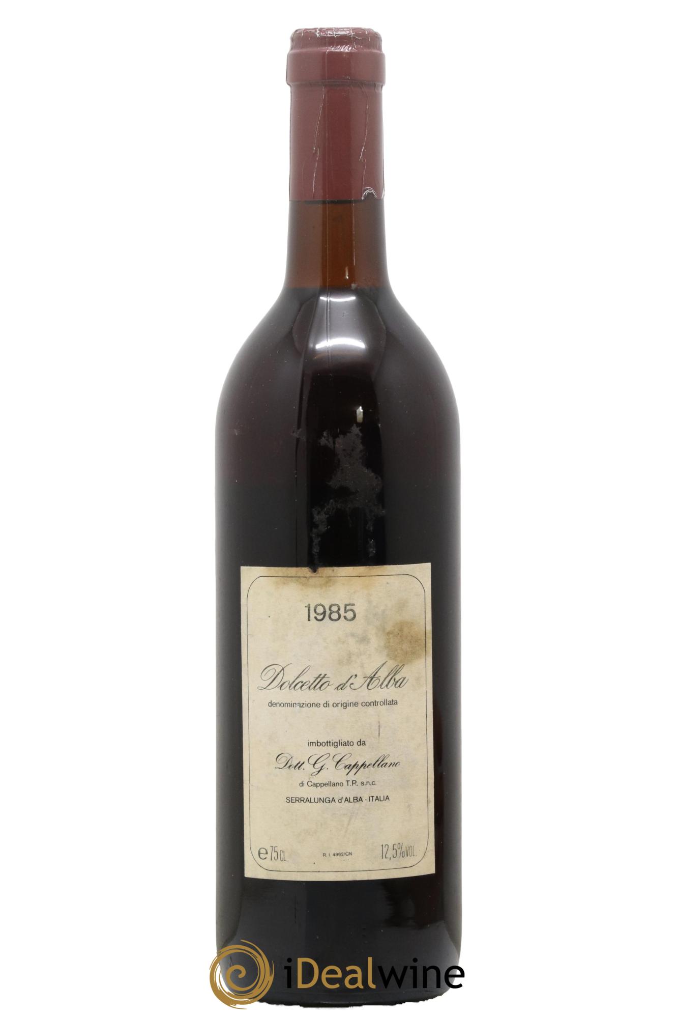 Dolcetto d'Alba DOC Cappellano 1985 - Lot of 1 bottle - 1