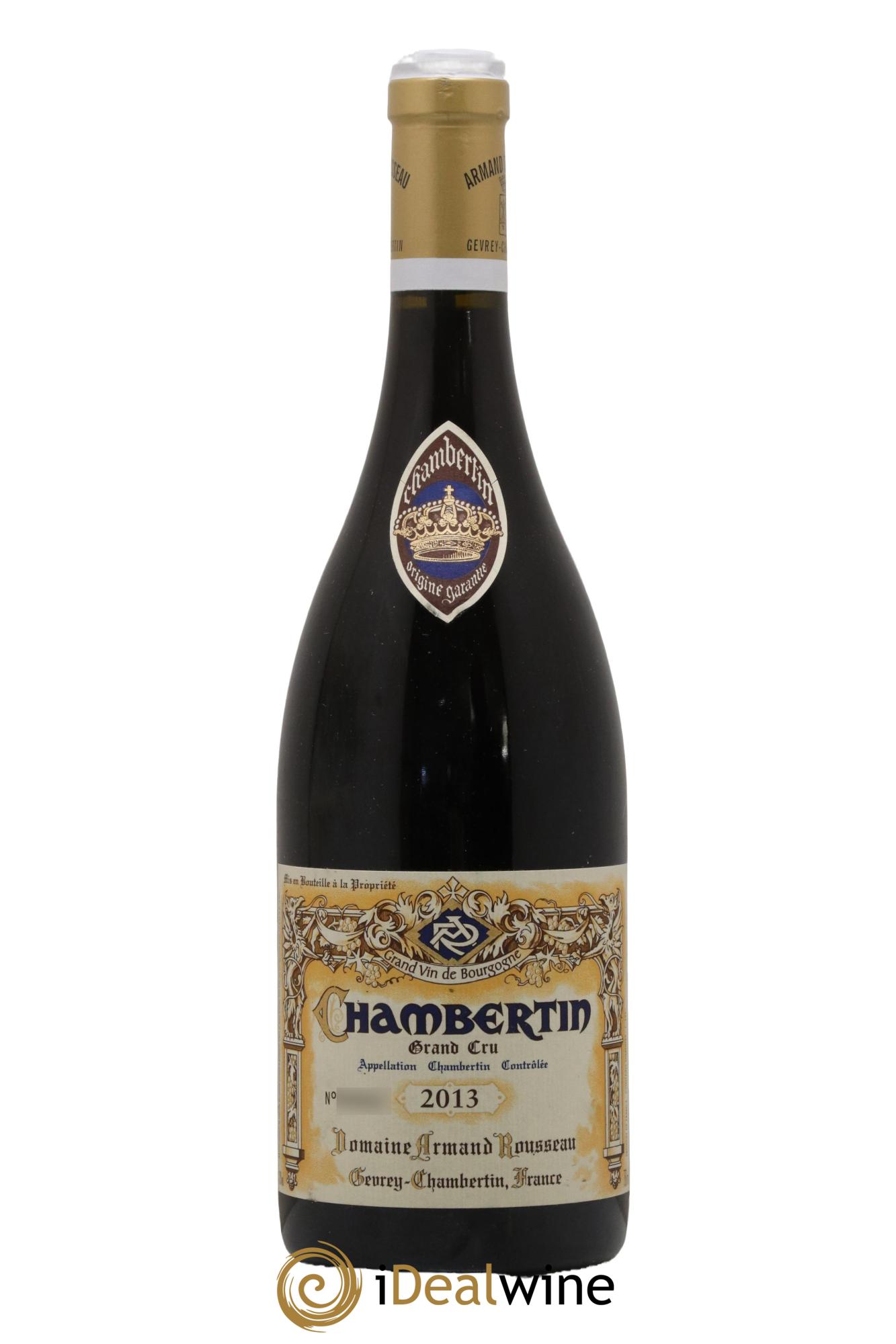 Chambertin Grand Cru Armand Rousseau (Domaine) 2013 - Lot of 1 bottle - 0