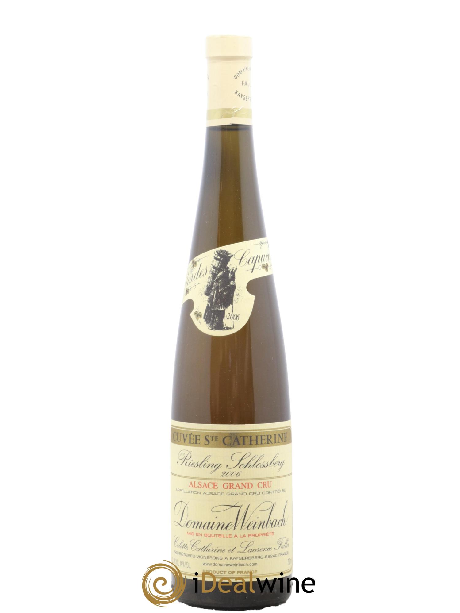 Alsace Riesling Grand Cru Schlossberg Cuvée Sainte Catherine l'Inédit Weinbach (Domaine) 2006 - Lot de 1 bouteille - 0