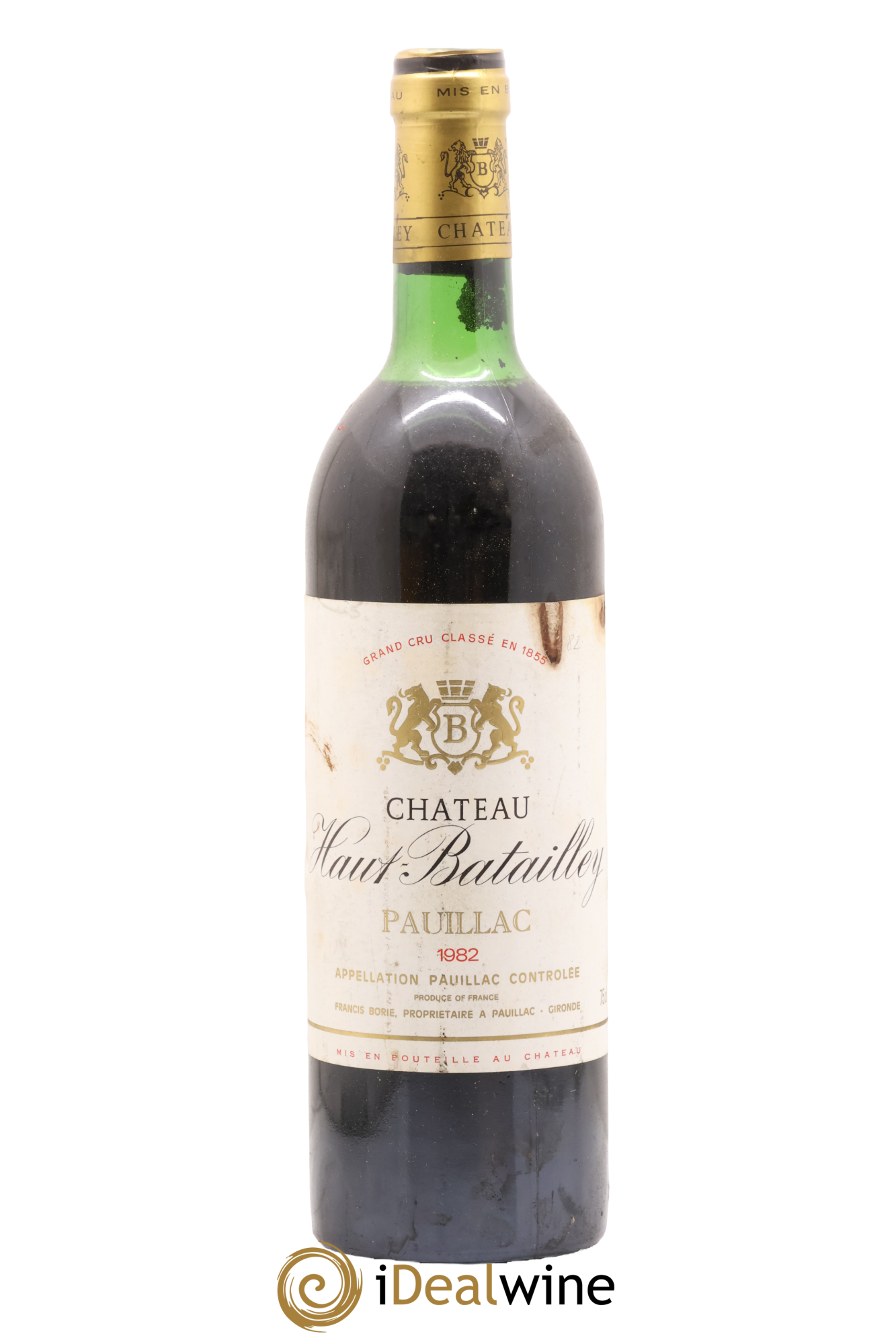 Château Haut Batailley 5ème Grand Cru Classé 1982 - Lot de 1 bouteille - 0