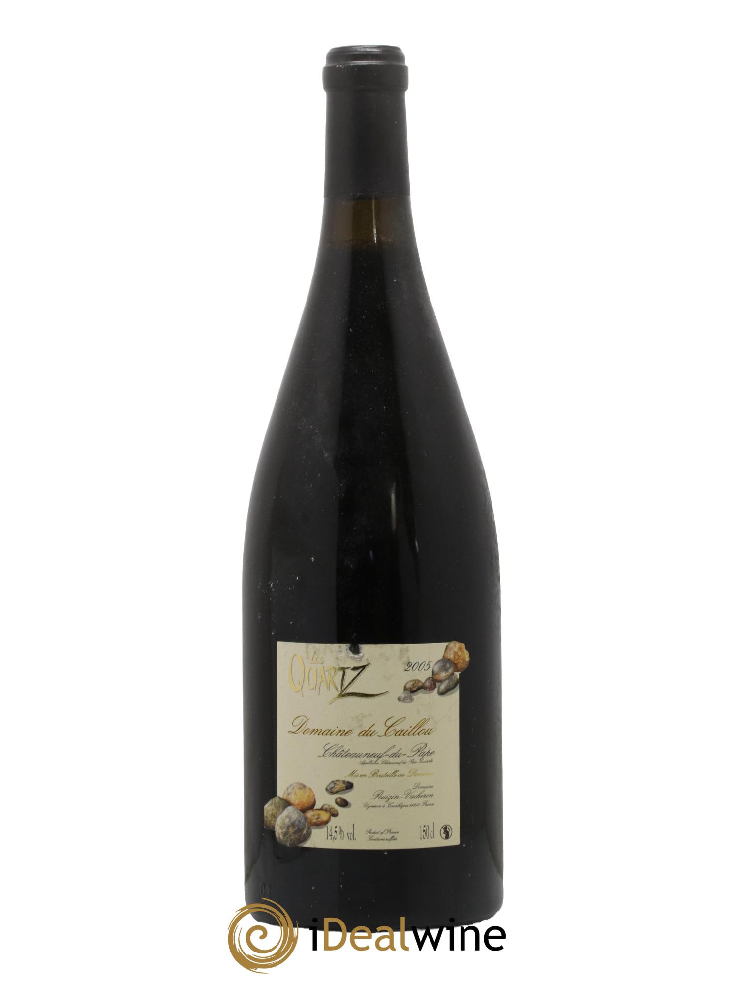 Châteauneuf-du-Pape Les Quartz Clos du Caillou 2005 - Lot de 1 magnum - 0