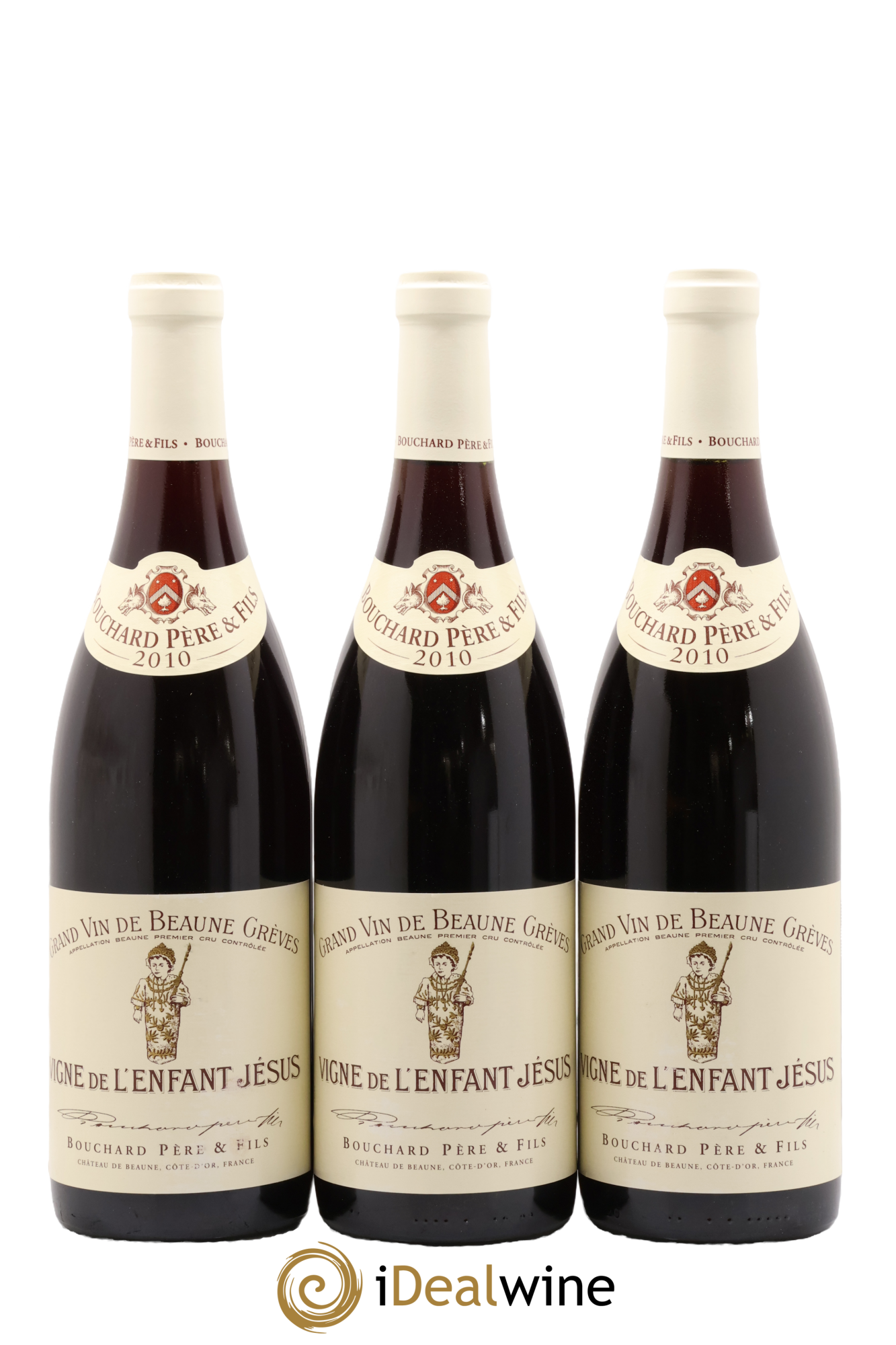 Beaune 1er Cru Grèves - Vigne de l'Enfant Jésus Bouchard Père & Fils 2010 - Lot de 6 bouteilles - 1