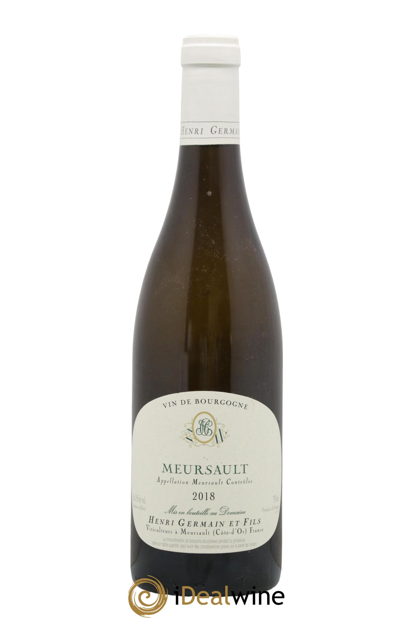 Meursault Henri Germain 2018 - Lot de 1 bouteille - 0