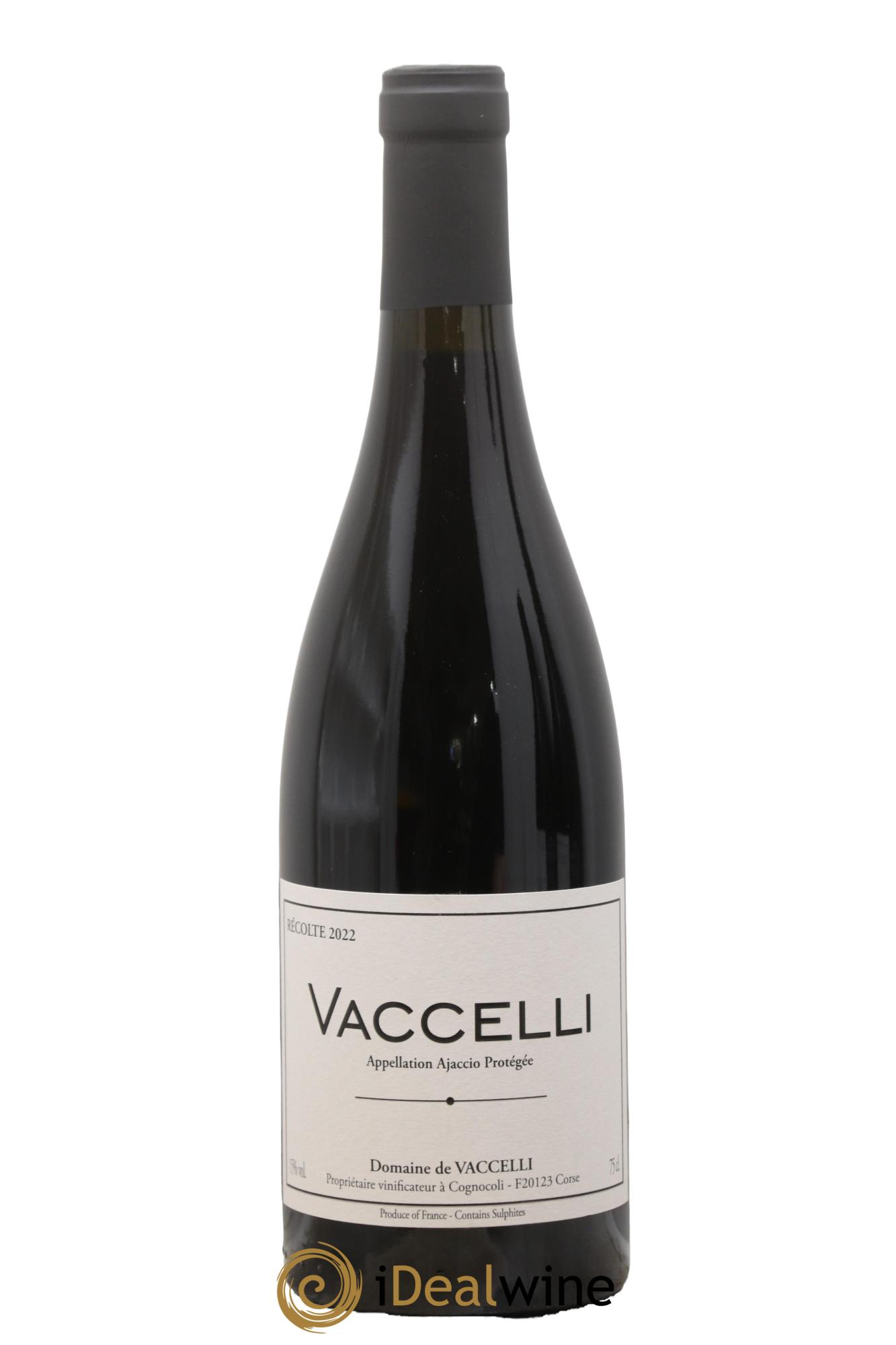 Ajaccio Vaccelli 2022 - Posten von 1 Flasche - 0