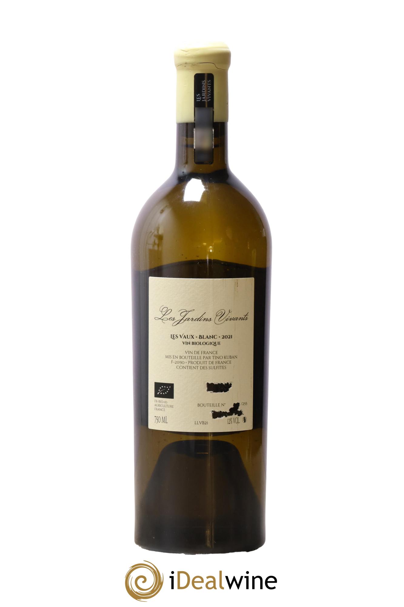 Vin de France Les Vaux Tino Kuban Les Jardins Vivants 2021 - Lot de 1 bouteille - 1
