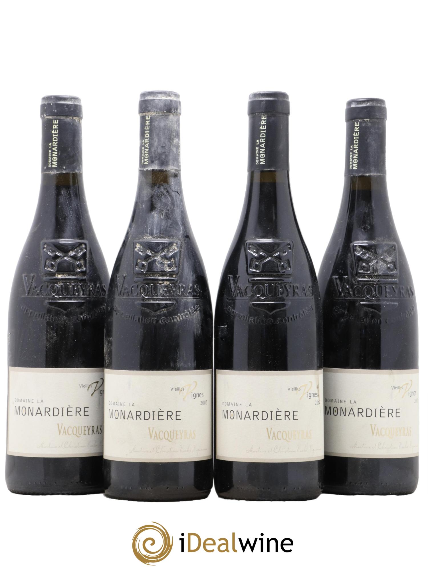 Vacqueyras Vieilles Vignes La Monardière (Domaine) 2005 - Lot de 4 bouteilles - 0