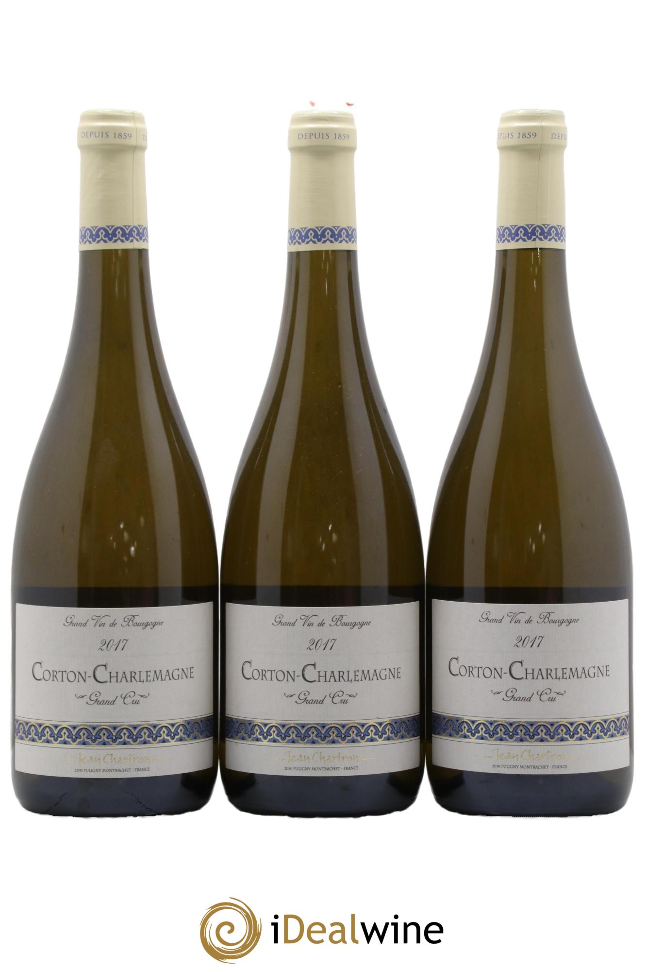 Corton-Charlemagne Grand Cru Jean Chartron (Domaine) 2017 - Lot de 3 bouteilles - 0