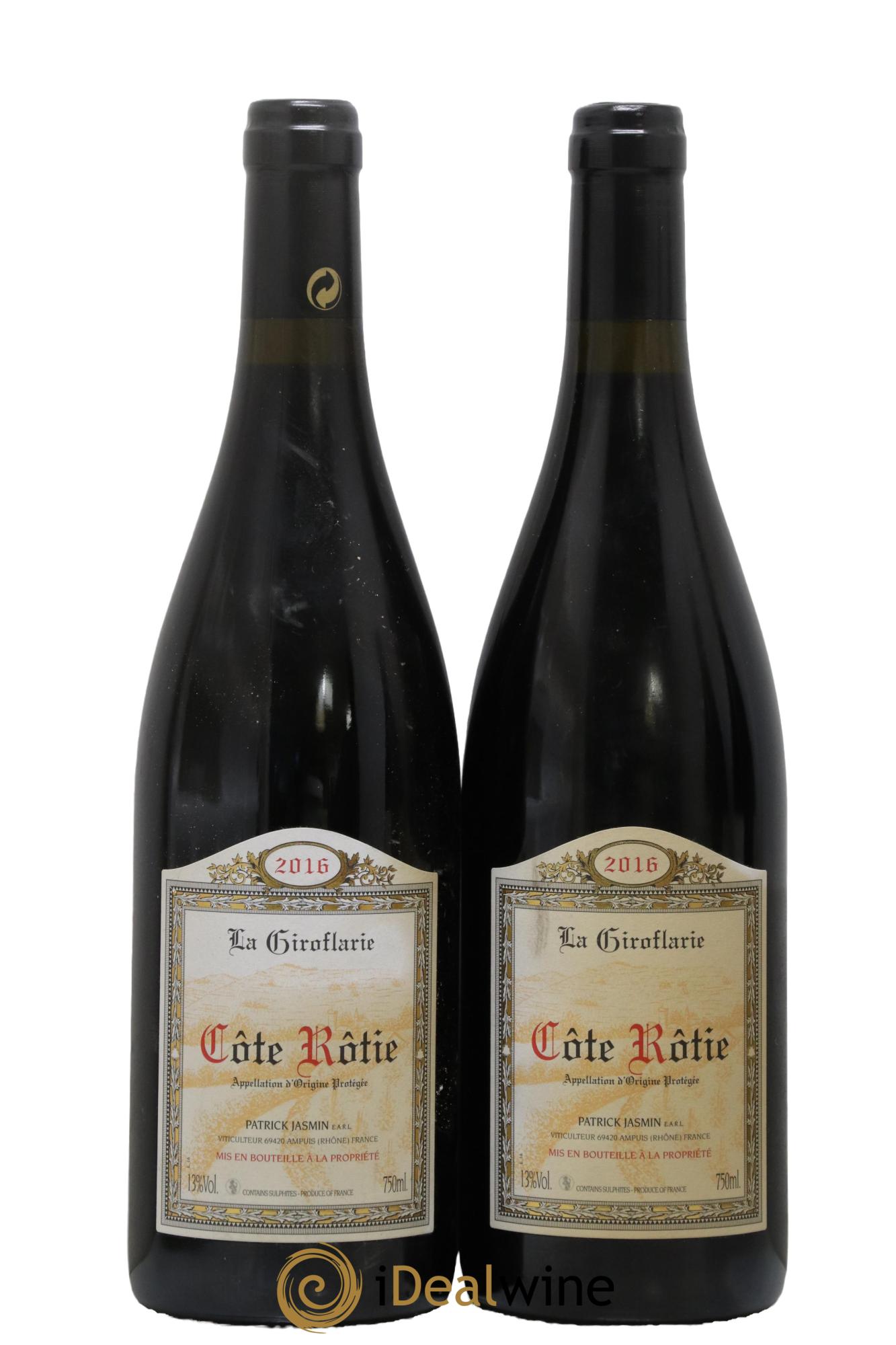 Côte-Rôtie La Giroflarie Jasmin (Domaine) 2016 - Lot of 2 bottles - 0