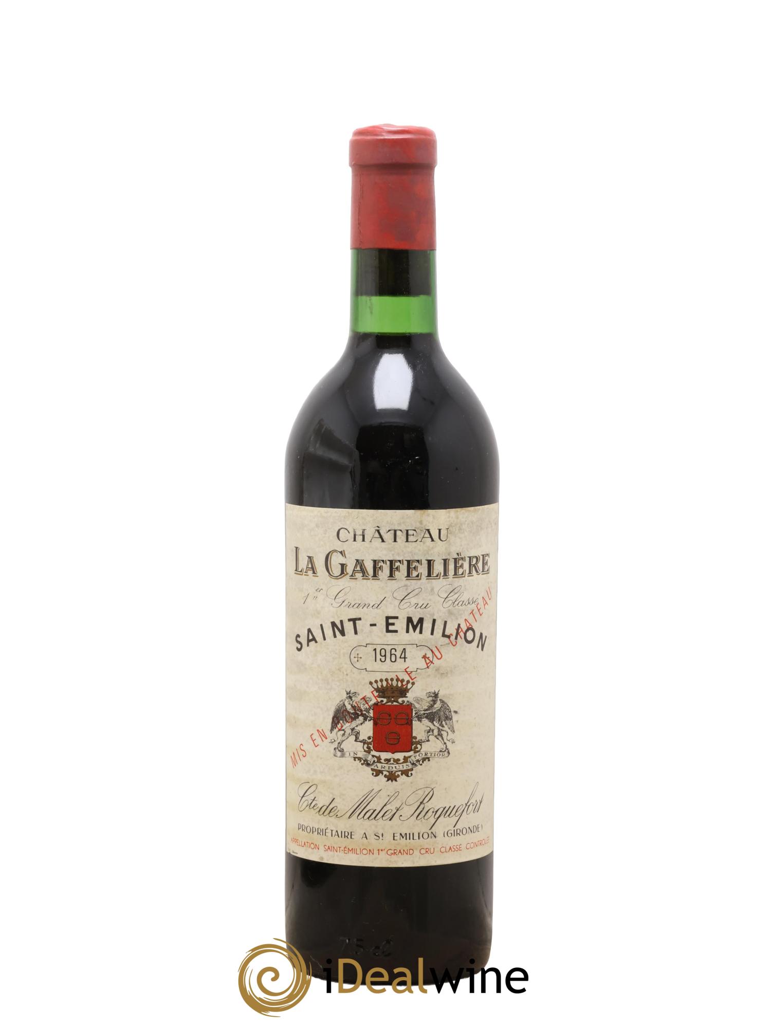 Château la Gaffelière 1er Grand Cru Classé B 1964 - Lot of 1 bottle - 0