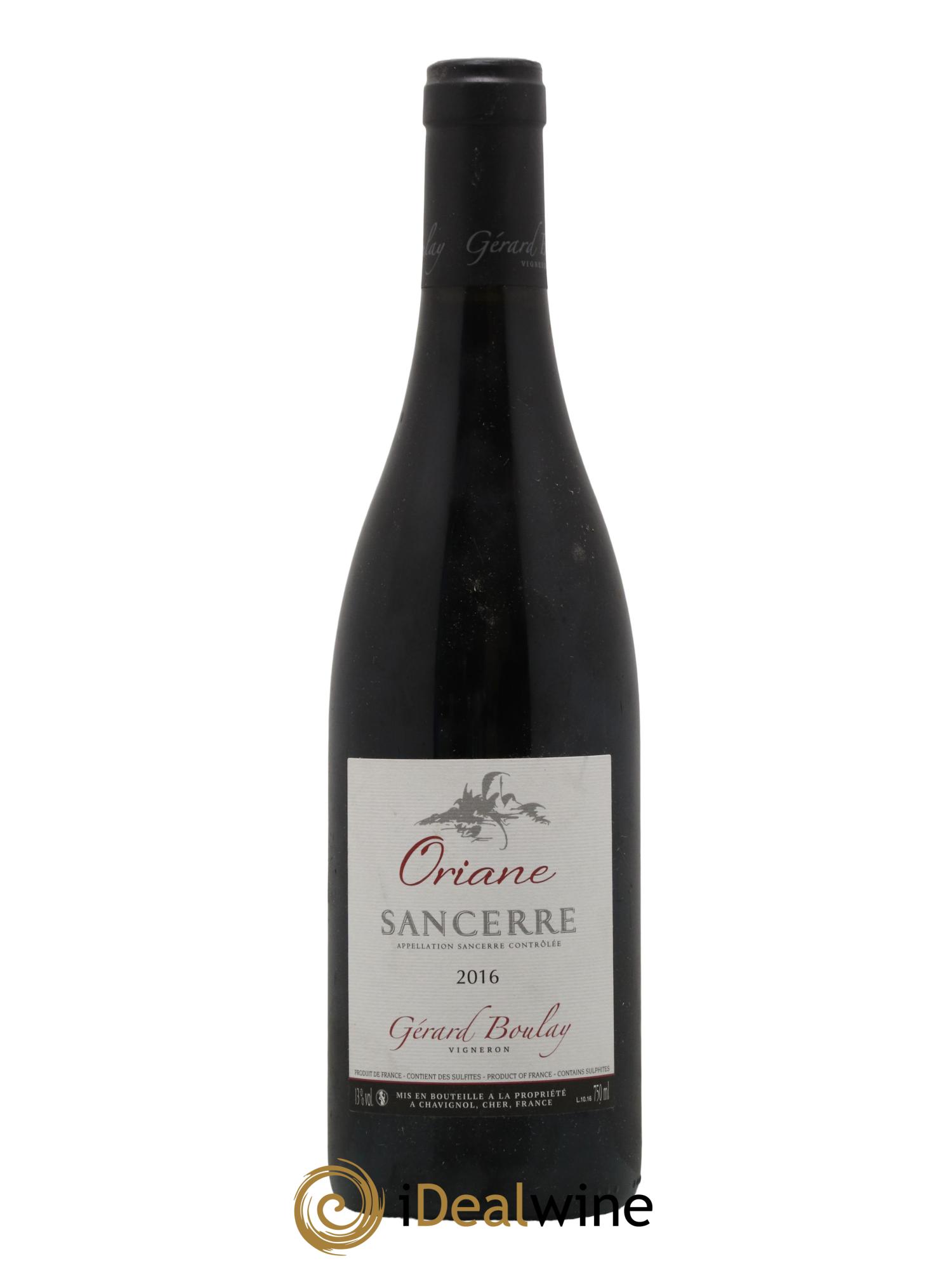 Sancerre Oriane Gérard Boulay 2016 - Lot de 1 bouteille - 0