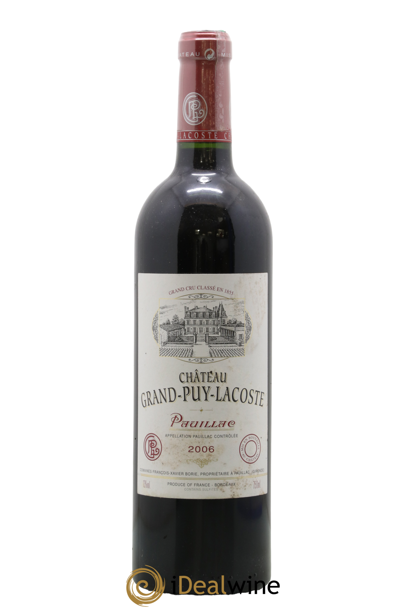 Château Grand Puy Lacoste 5ème Grand Cru Classé 2006 - Lot de 1 bouteille - 0