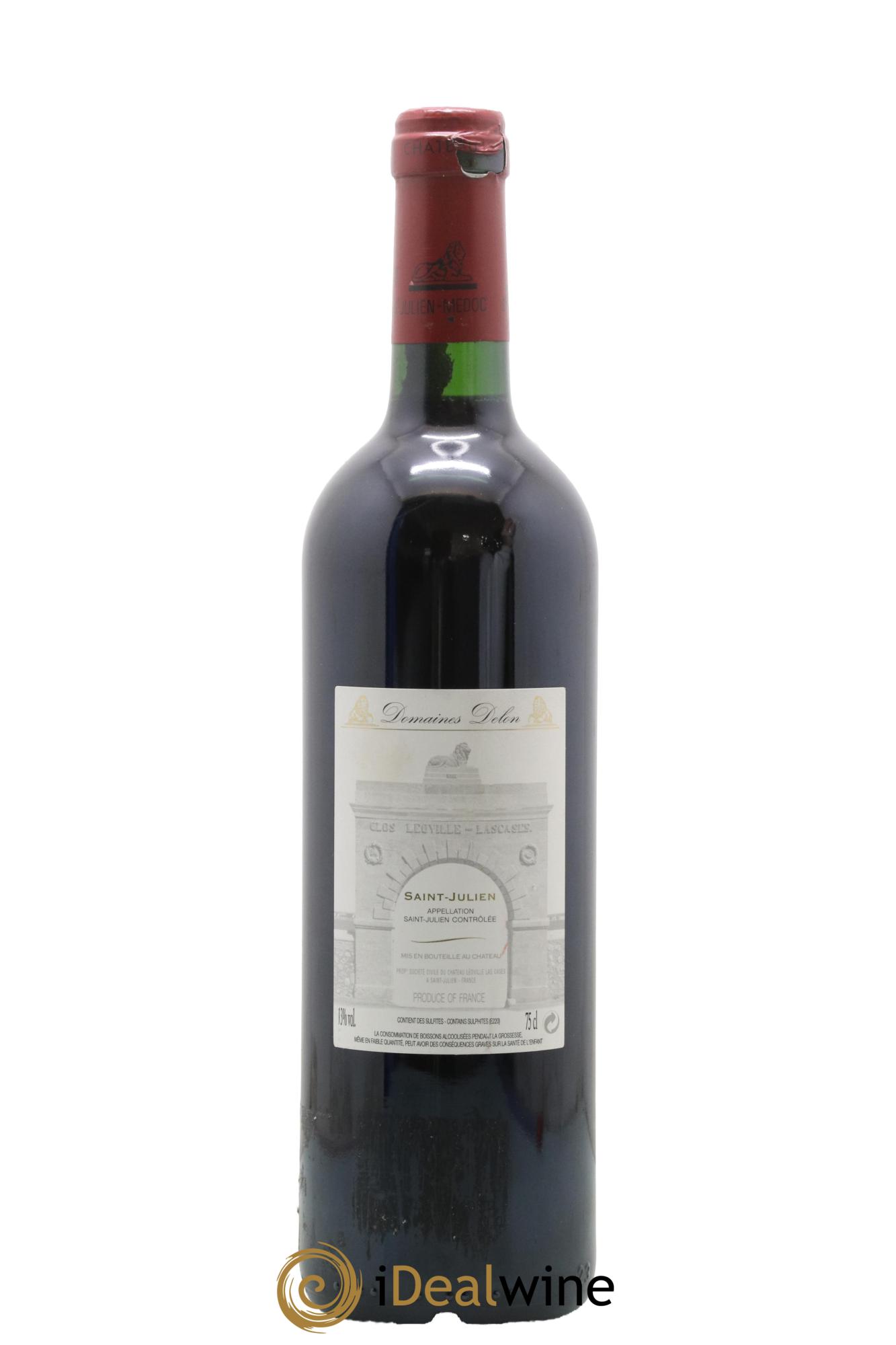 Château Léoville Las Cases 2ème Grand Cru Classé 2006 - Lot de 1 bouteille - 1