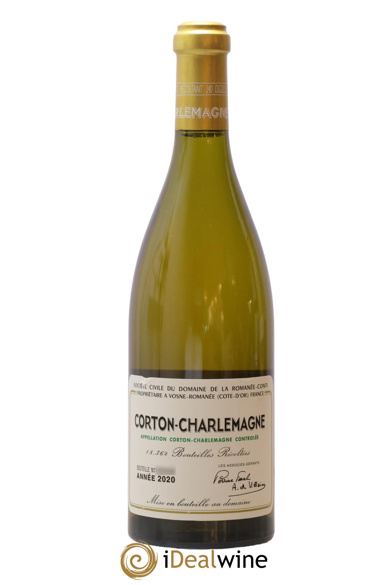 Corton-Charlemagne Grand Cru Domaine de la Romanée-Conti 2020 - Lot de 1 bouteille - 0