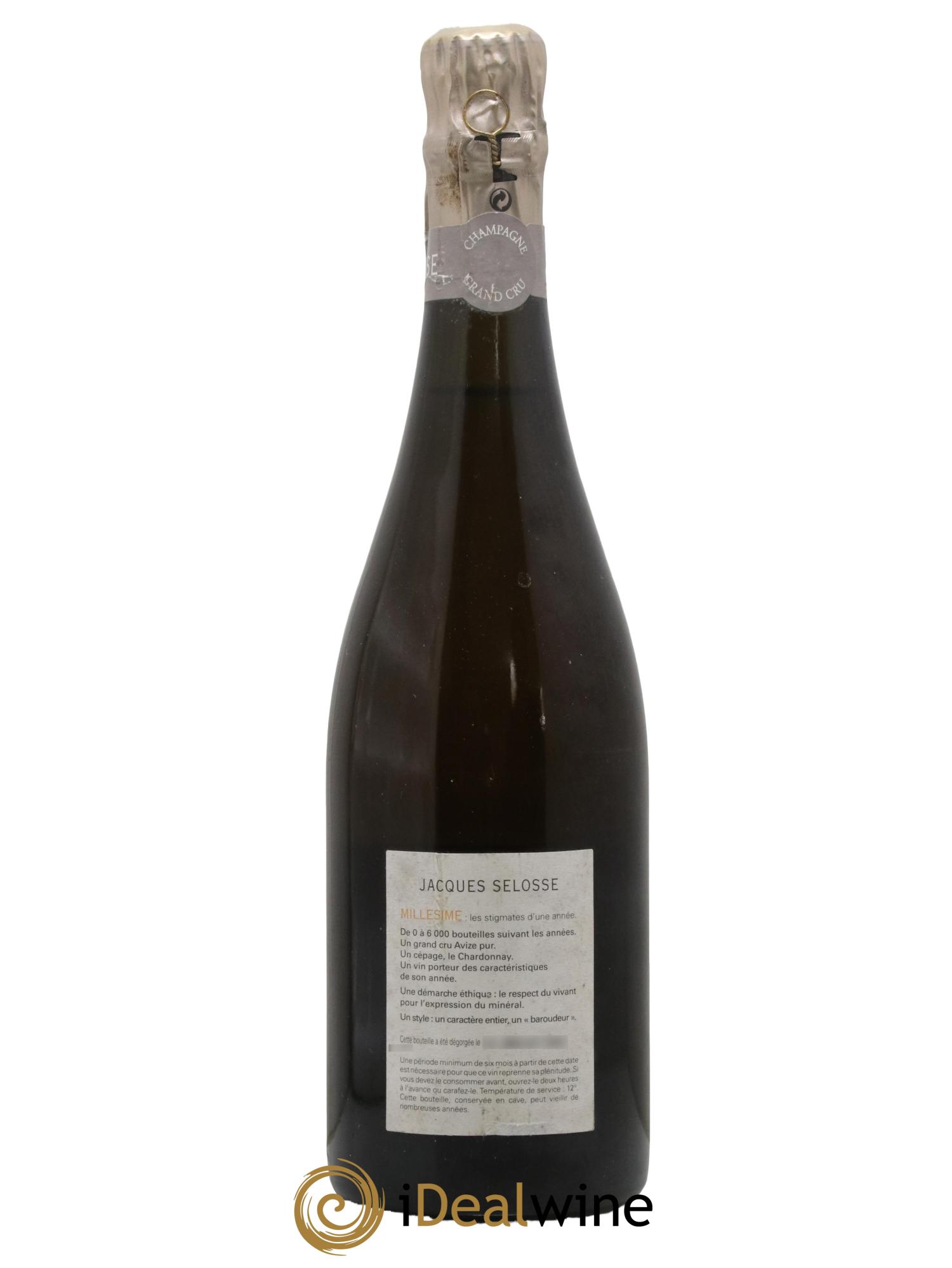 Blanc de Blancs Grand Cru Extra-Brut Jacques Selosse 1999 - Lot of 1 bottle - 1