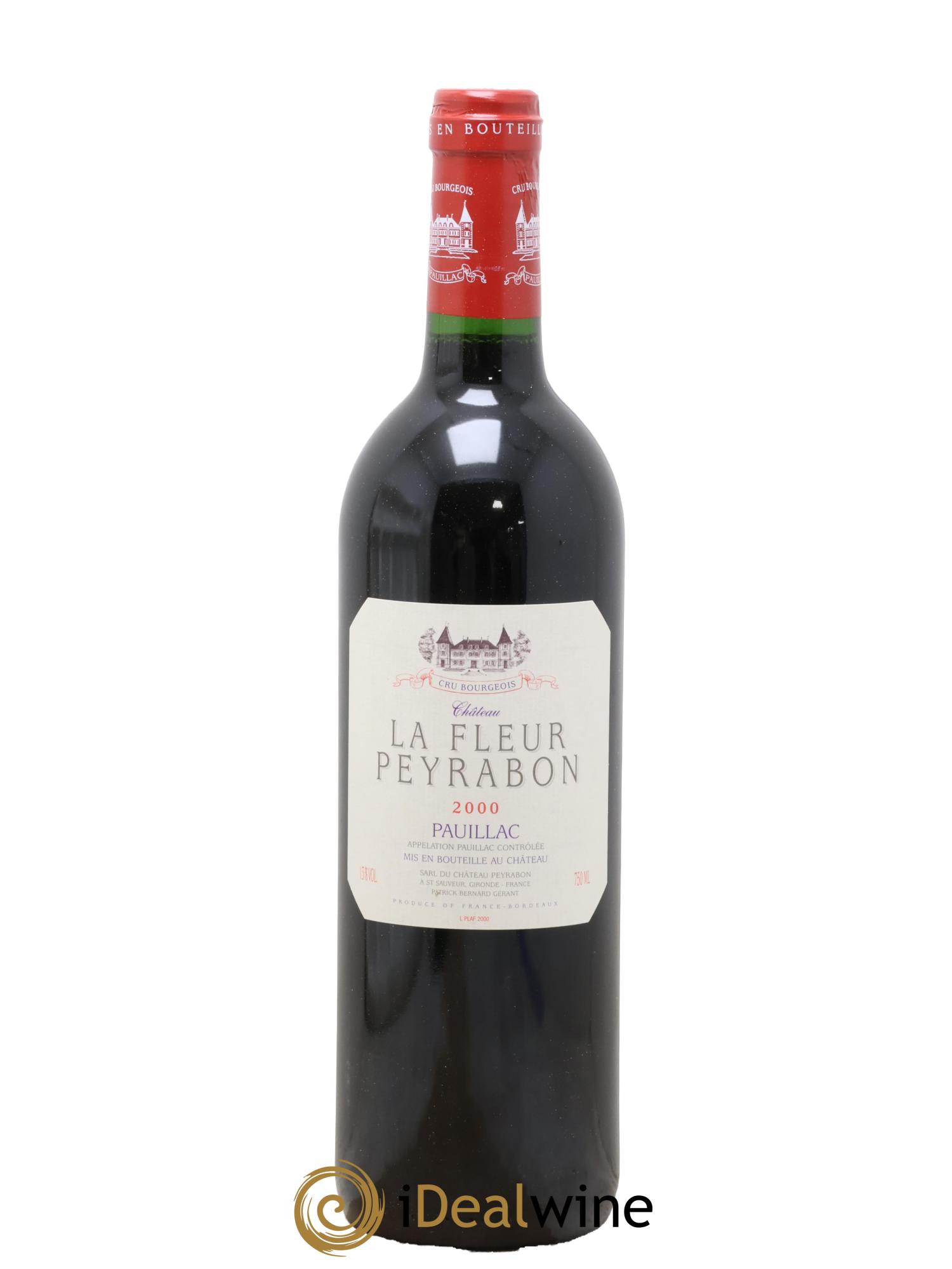 Château La Fleur Peyrabon Cru Bourgeois 2000 - Lot de 1 bouteille - 0