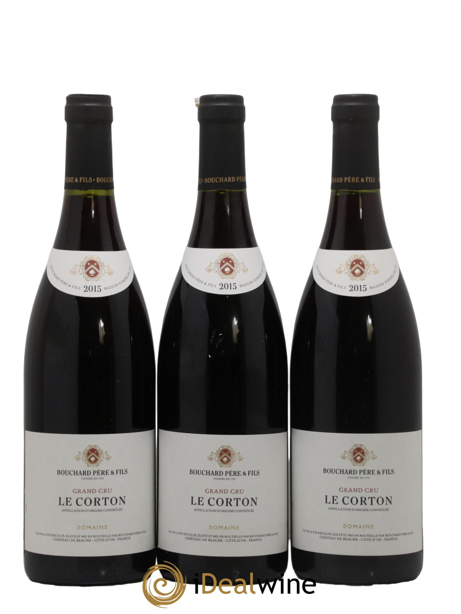 Corton Grand Cru Le Corton Bouchard Père & Fils 2015 - Lot de 3 bouteilles - 0