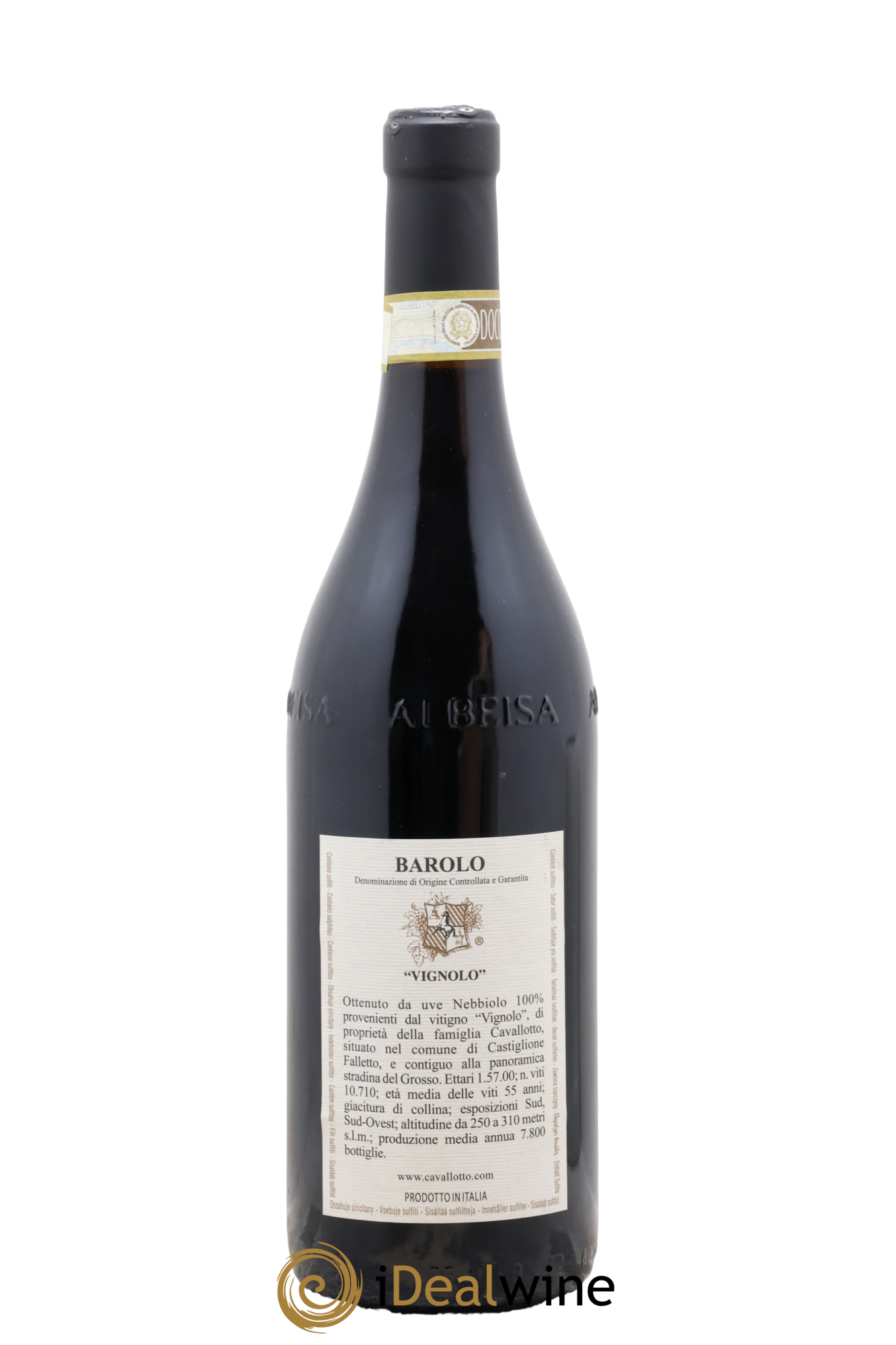 Barolo DOCG Cavallotto Riserva Vignolo 2012 - Lote de 1 botella - 1