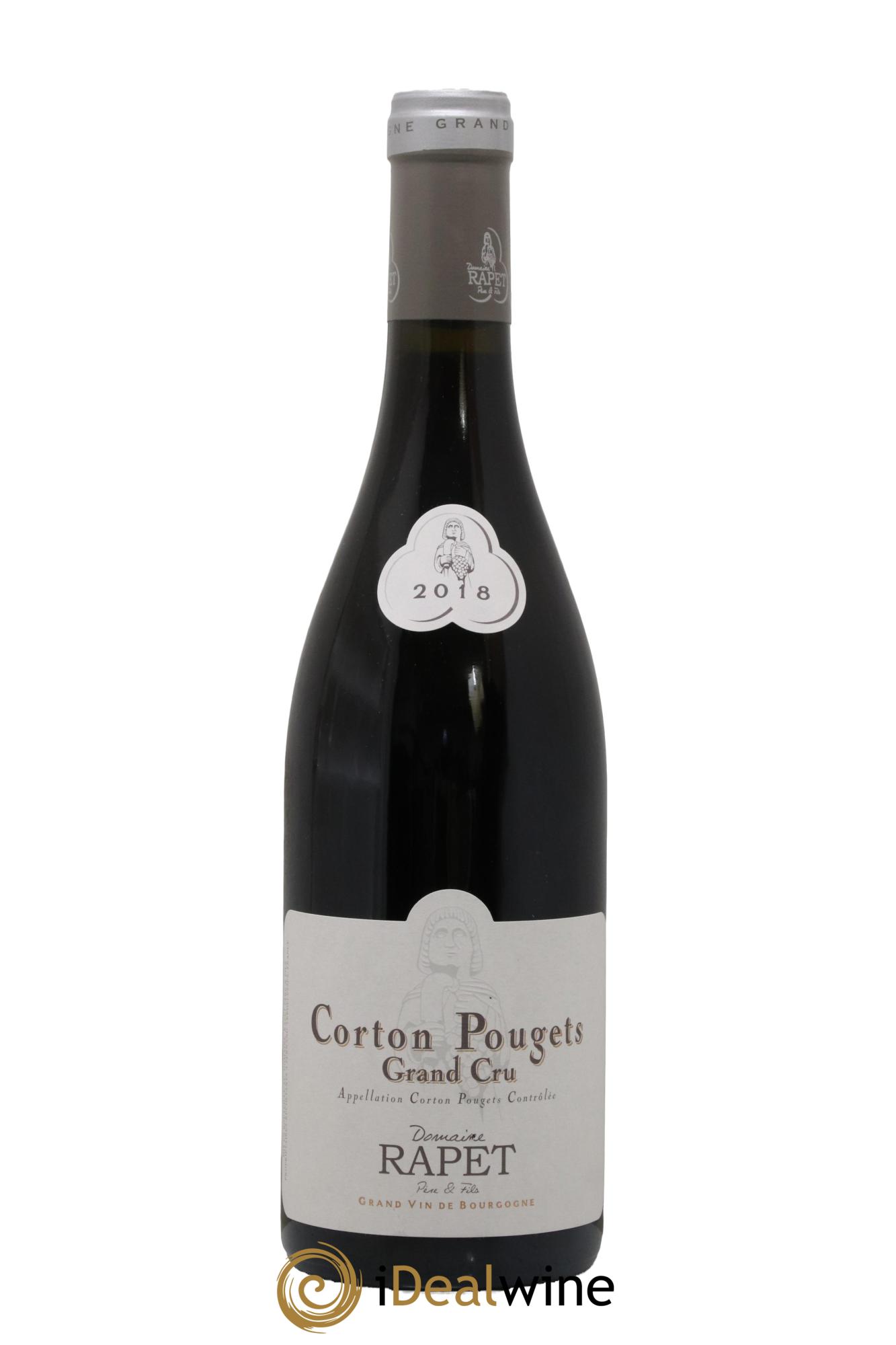 Corton Grand Cru Pougets Rapet Père & Fils 2018 - Lot de 1 bouteille - 0