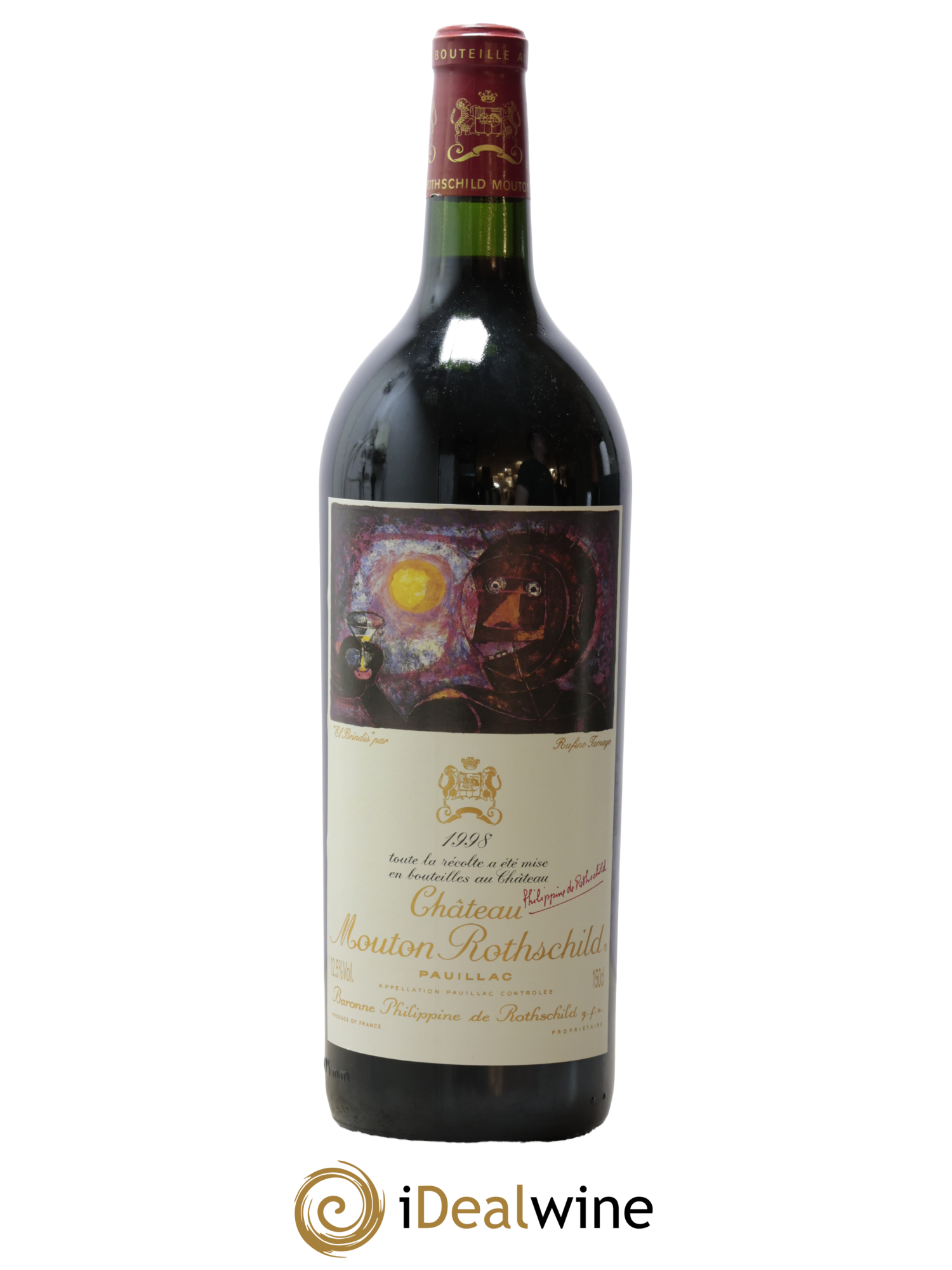 Château Mouton Rothschild 1er Grand Cru Classé 1998 - Lot de 1 magnum - 0