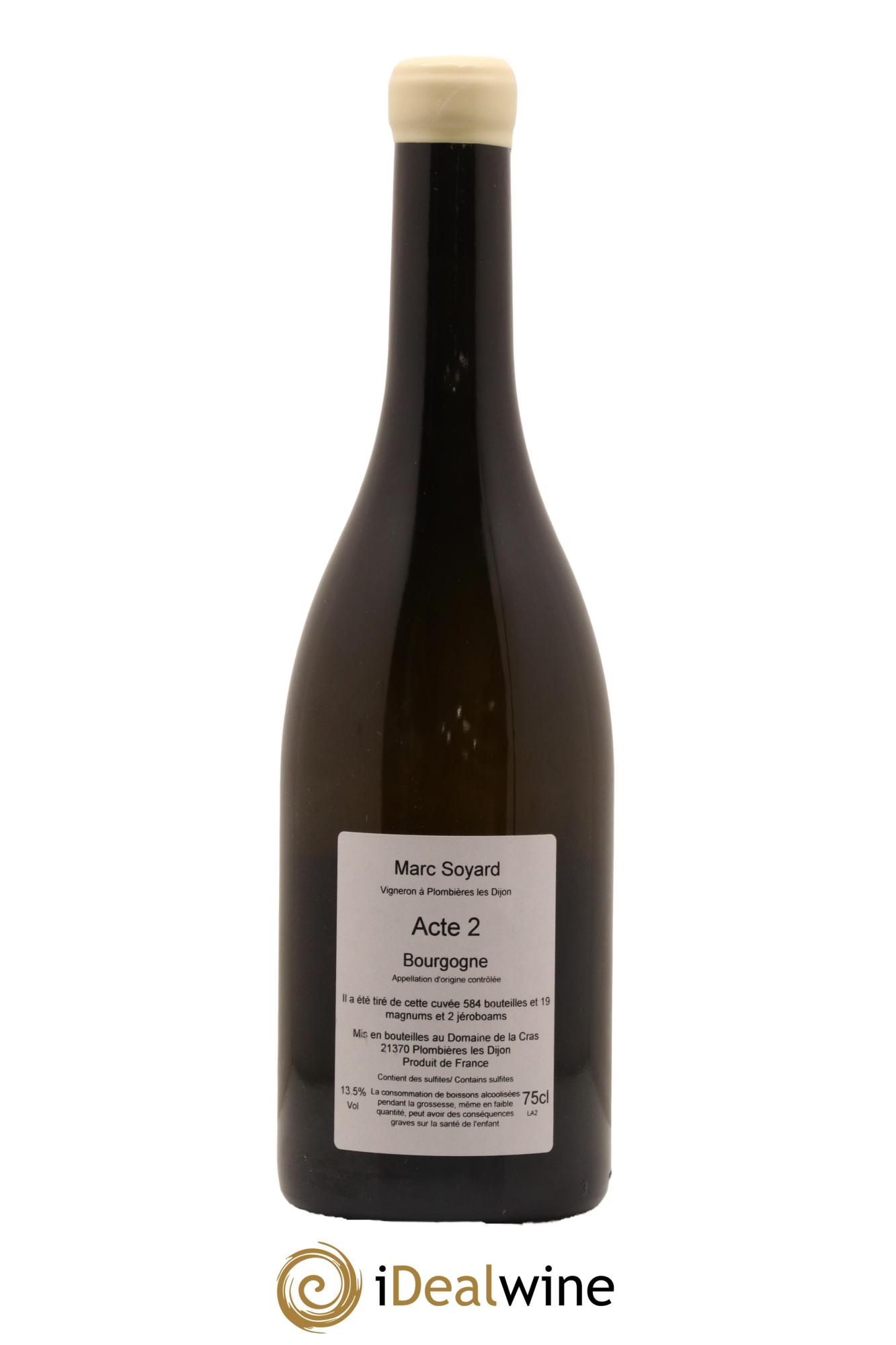 Bourgogne Acte II Domaine Marc Soyard - Lot de 1 bouteille - 1