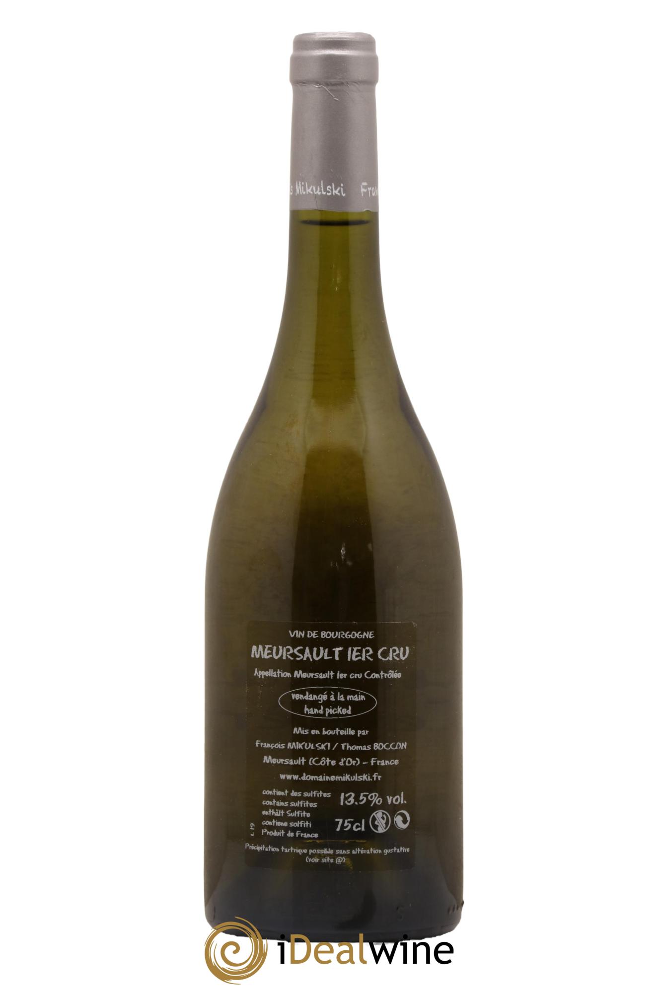 Meursault 1er Cru Les Genevrières François Mikulski 2021 - Lot de 1 bouteille - 1