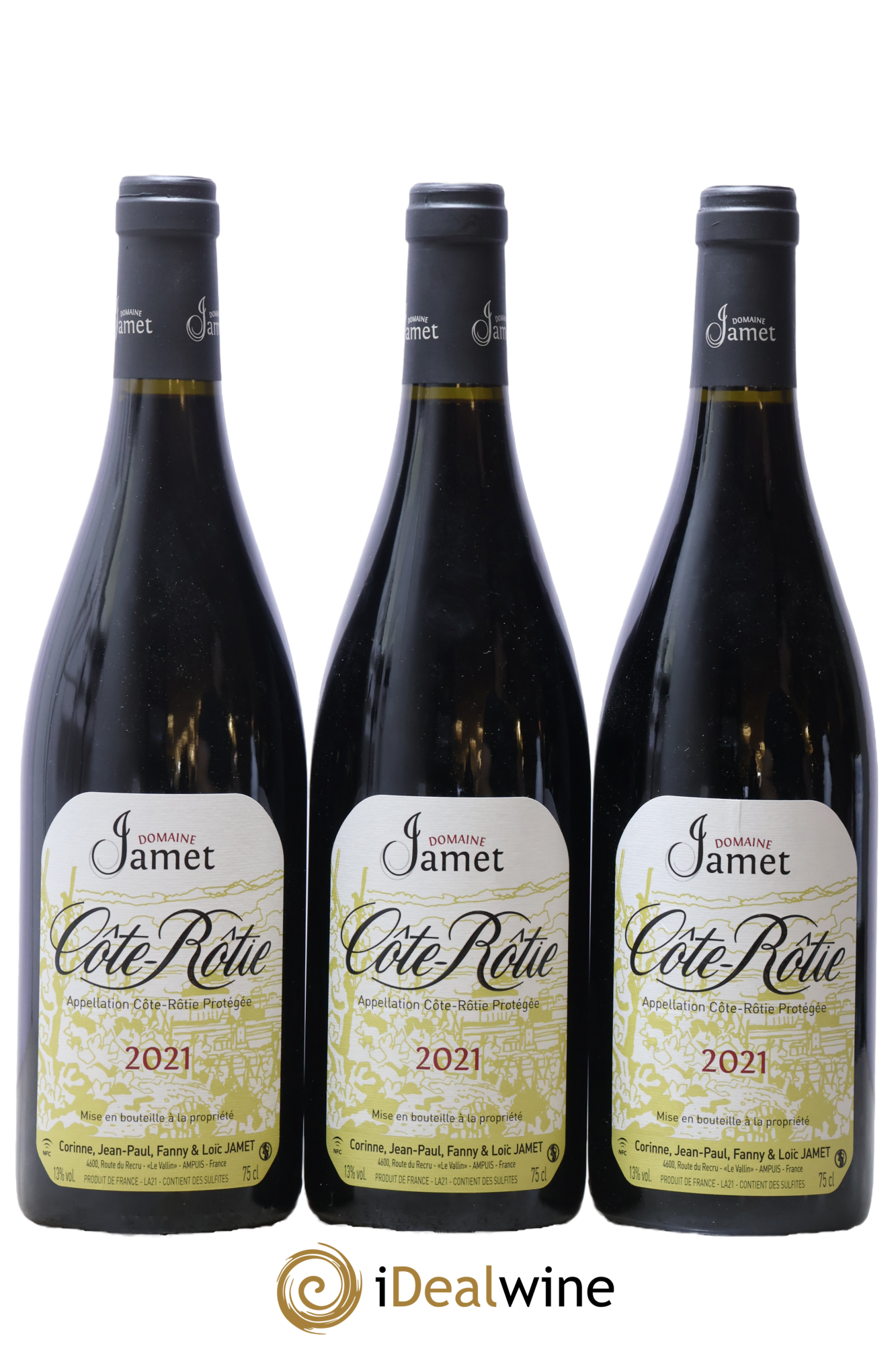 Côte-Rôtie Jamet (Domaine) 2021 - Lot de 3 bouteilles - 0