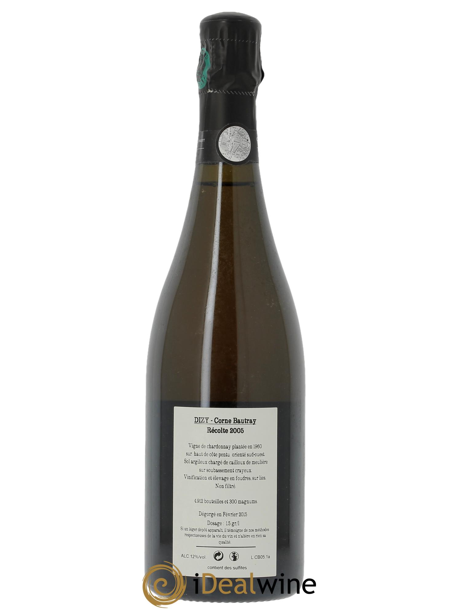 Dizy Corne Bautray Extra-Brut Jacquesson 2005 - Lot of 1 bottle - 2