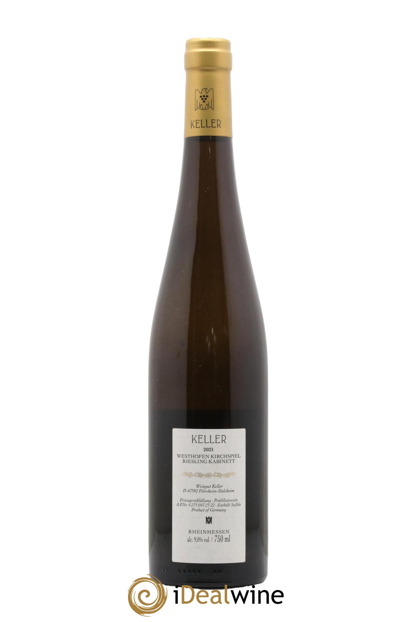 Riesling Trocken Westhofen Kirchspiel Keller 2021 - Posten von 1 Flasche - 1