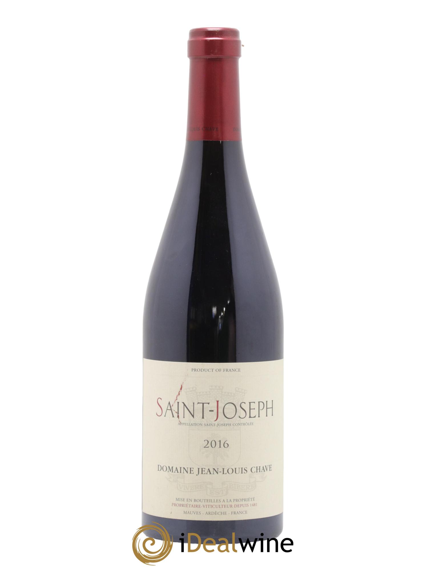 Saint-Joseph Jean-Louis Chave 2016 - Lot de 1 bouteille - 0