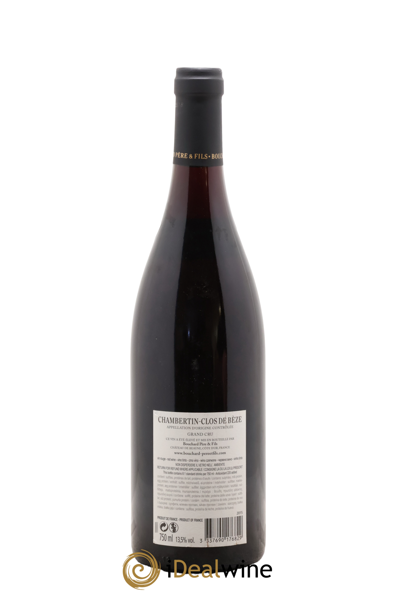 Chambertin Clos de Bèze Grand Cru Bouchard Père & Fils 2015 - Lot of 1 bottle - 1